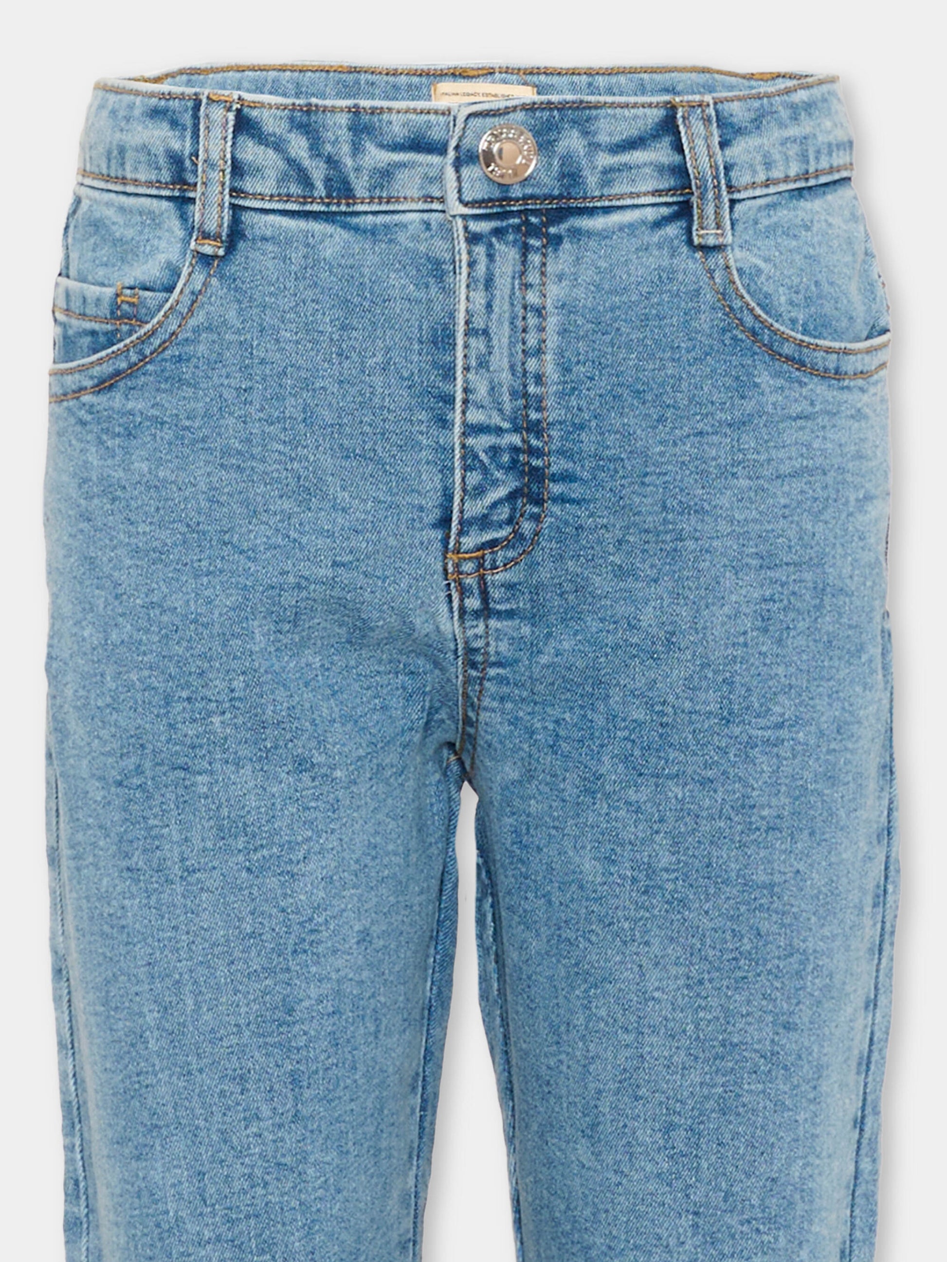 Jeans denim per bambino,Trussardi Junior,TIP26087PA DENIM BLUE MEDIUM