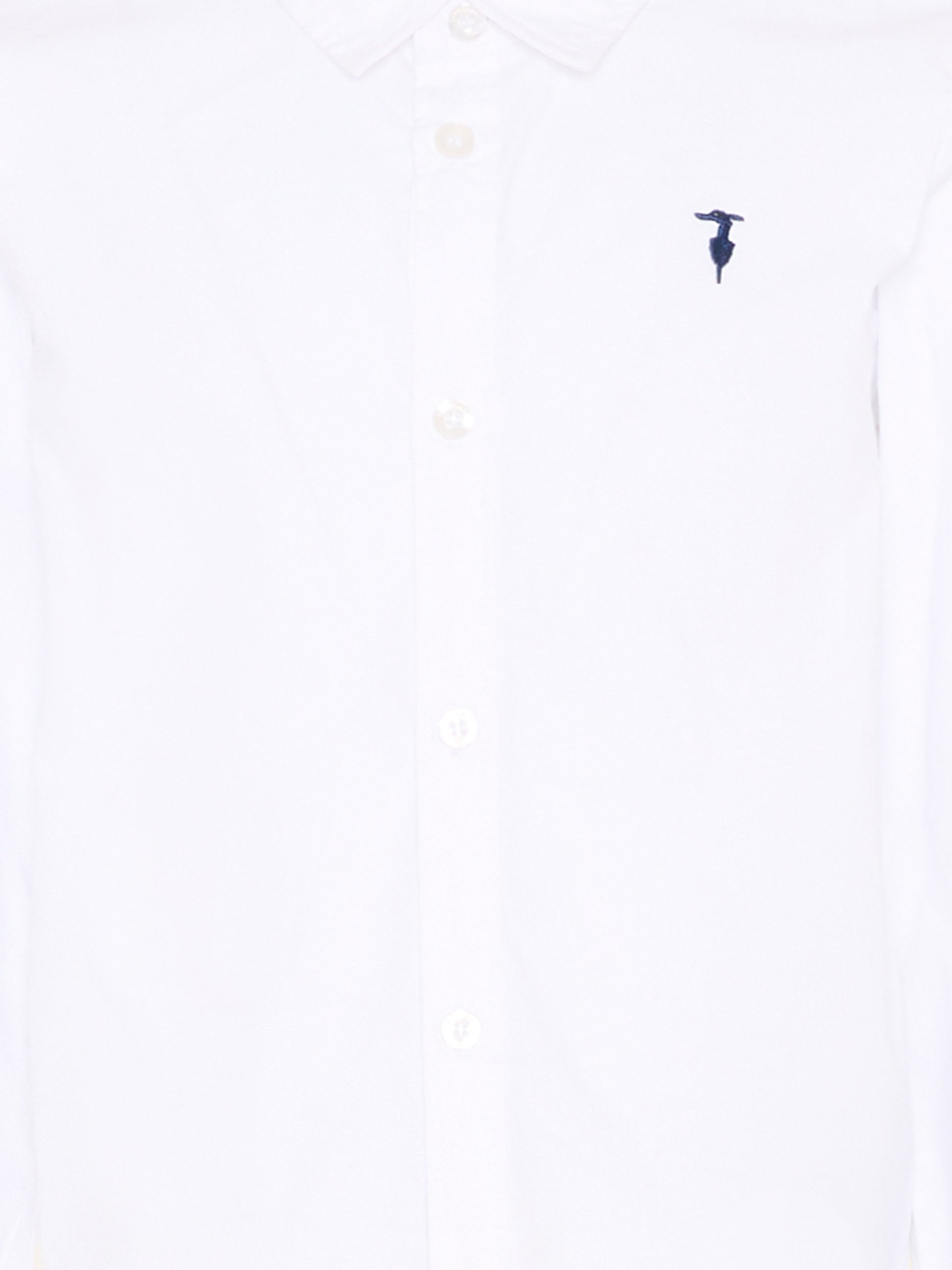 Camicia bianca per bambino con levriero,Trussardi Junior,TIP26145CA WHITE
