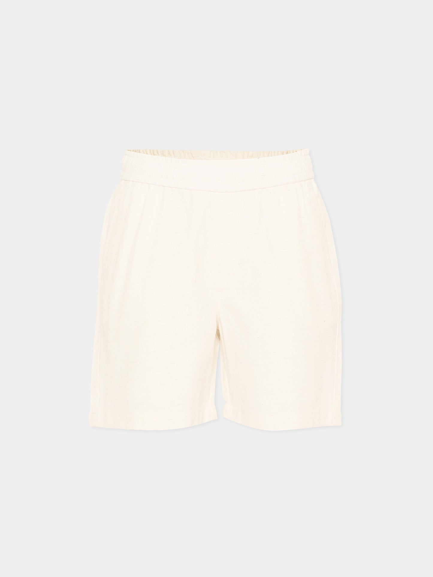 Shorts eleganti avorio per bambino con levriero,Trussardi Junior,TIP26063BE BEIGE NEW ECRU