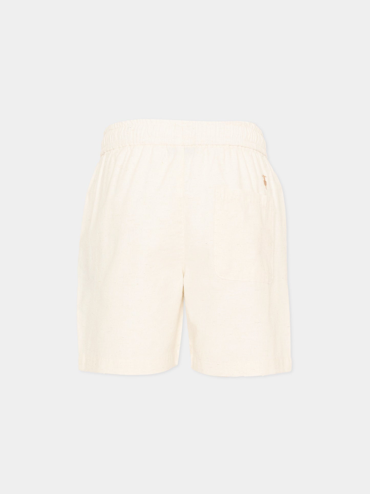 Shorts eleganti avorio per bambino con levriero,Trussardi Junior,TIP26063BE BEIGE NEW ECRU