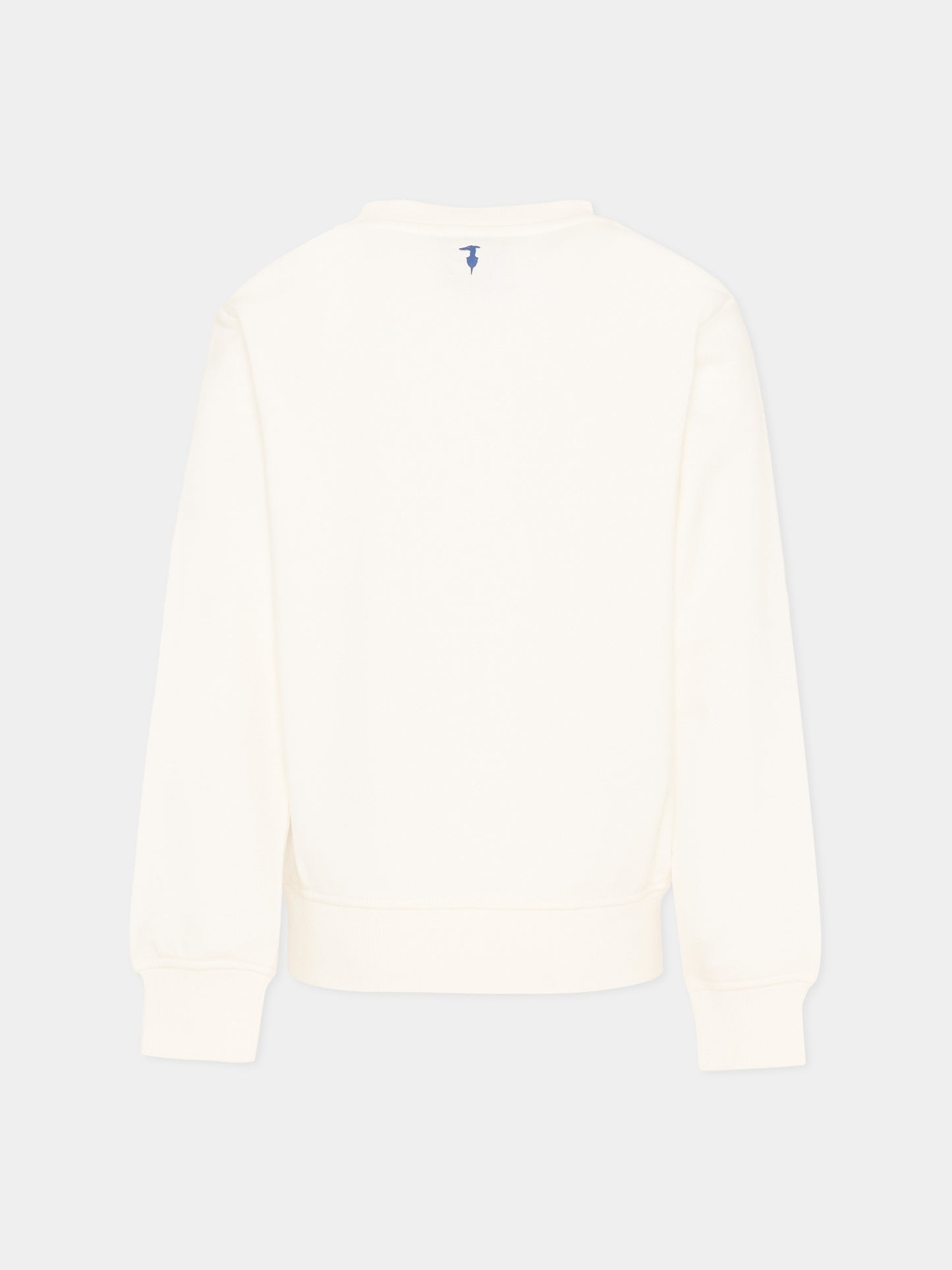 Felpa avorio per bambino con logo,Trussardi Junior,TBP26013FE OFF-WHITE