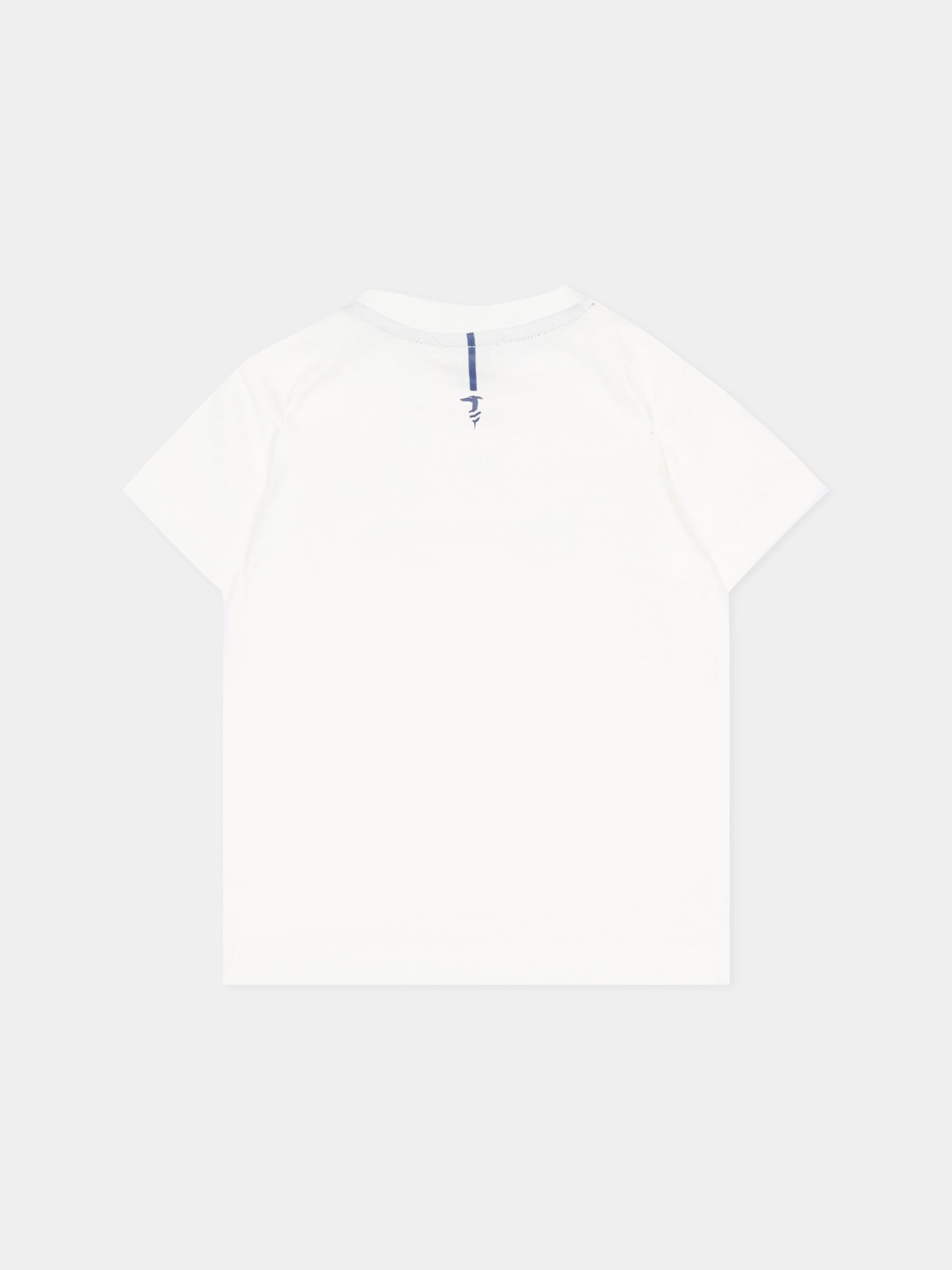T-shirt bianca per neonato con logo,Trussardi Junior,TIP26035TS OFF-WHITE