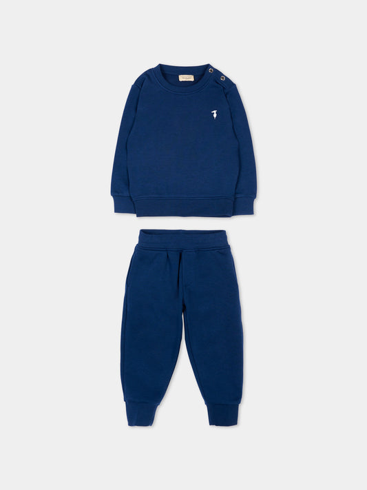 Multicolor sports outfit for Baby Boy with greyhound