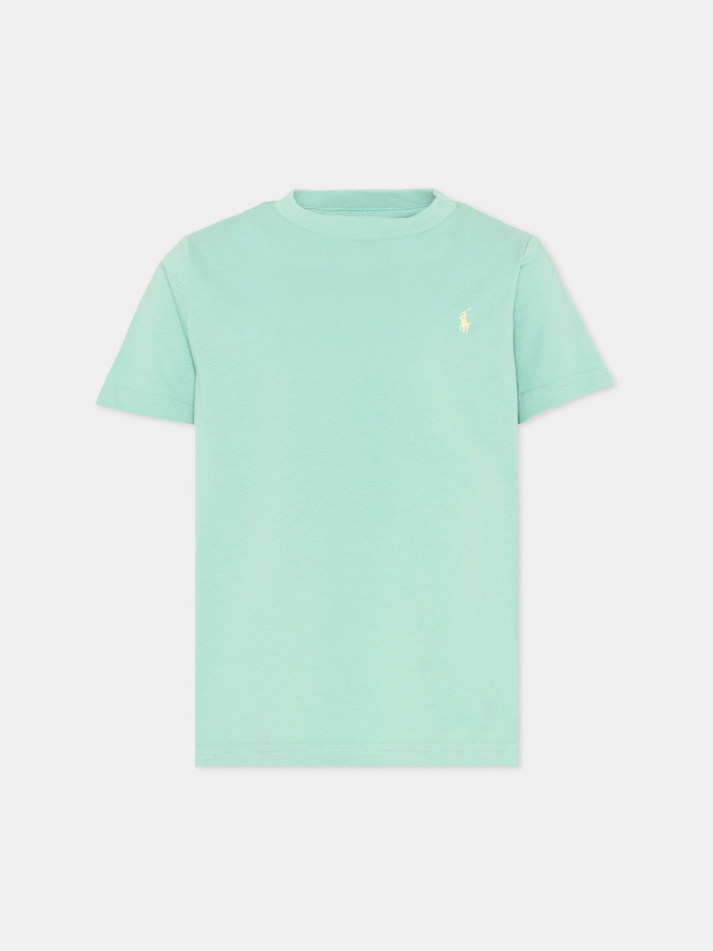 T-Shirt azzurra per bambino con Polo Pony,Ralph Lauren Kids,832904514