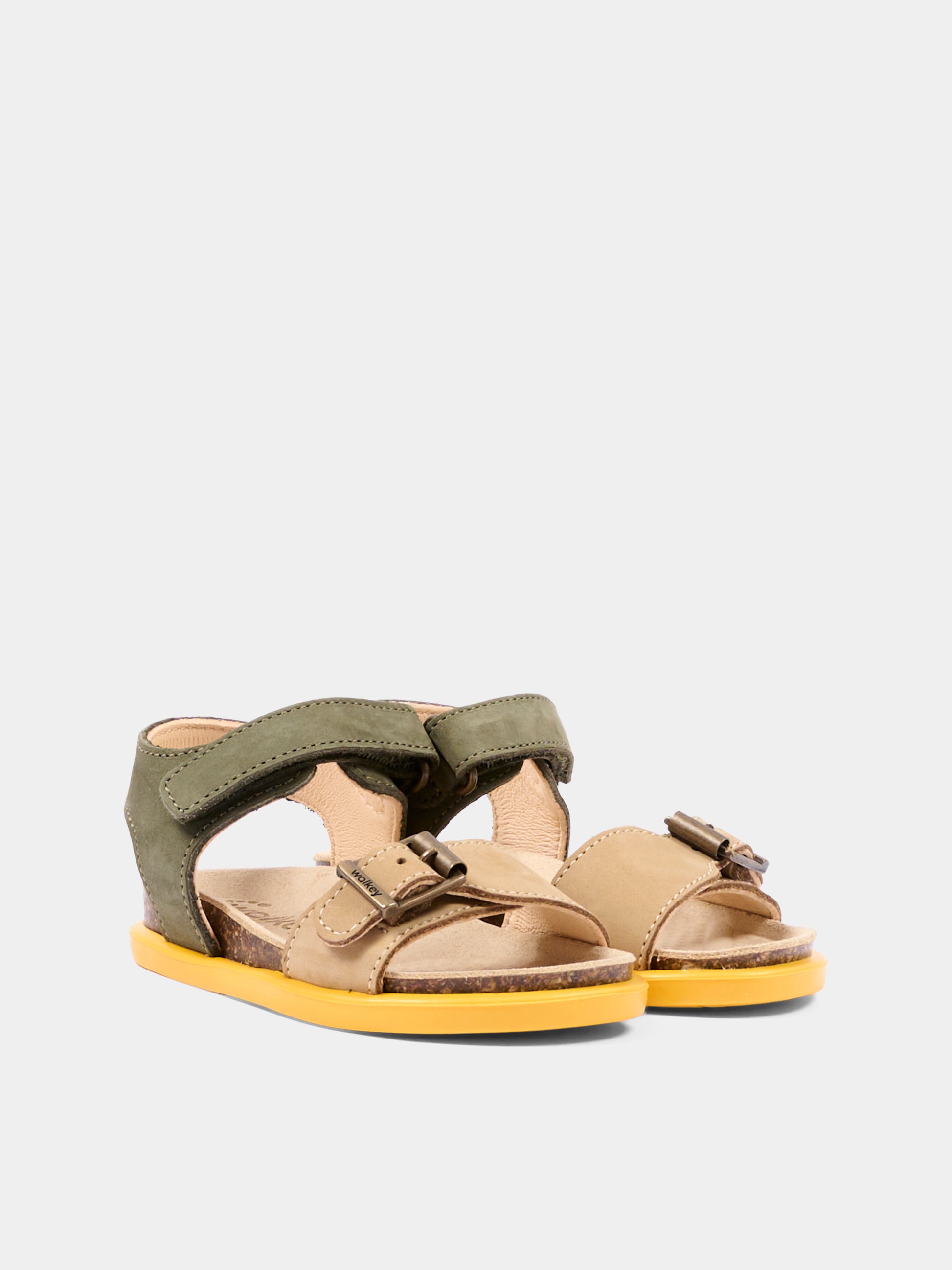 Sandali beige per bambino bicolore,Walkey,Y1B2 44067 0124A840