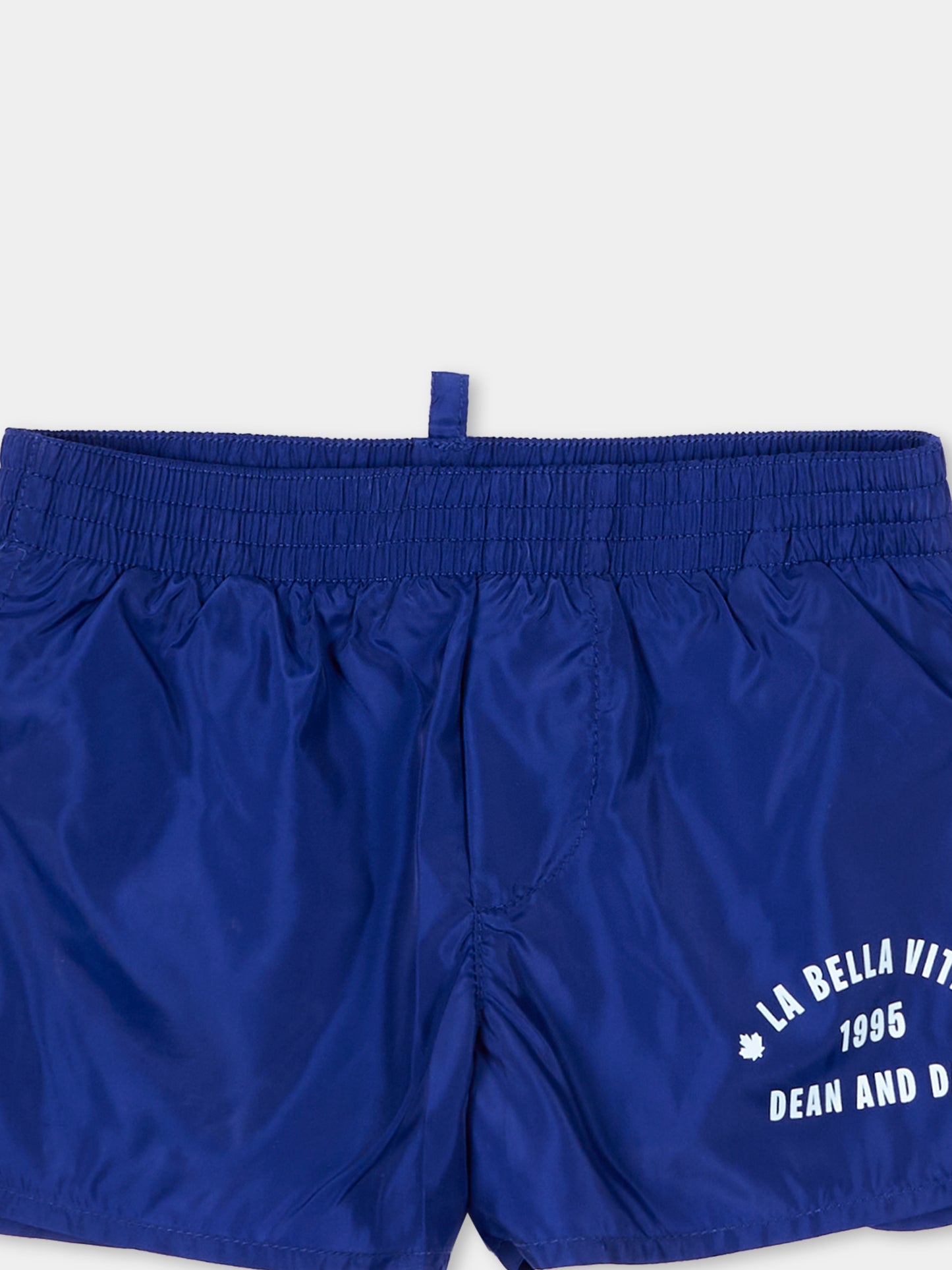 Boxer mare blu per neonato con logo,Dsquared2,DQ3370 D00QK DQ879
