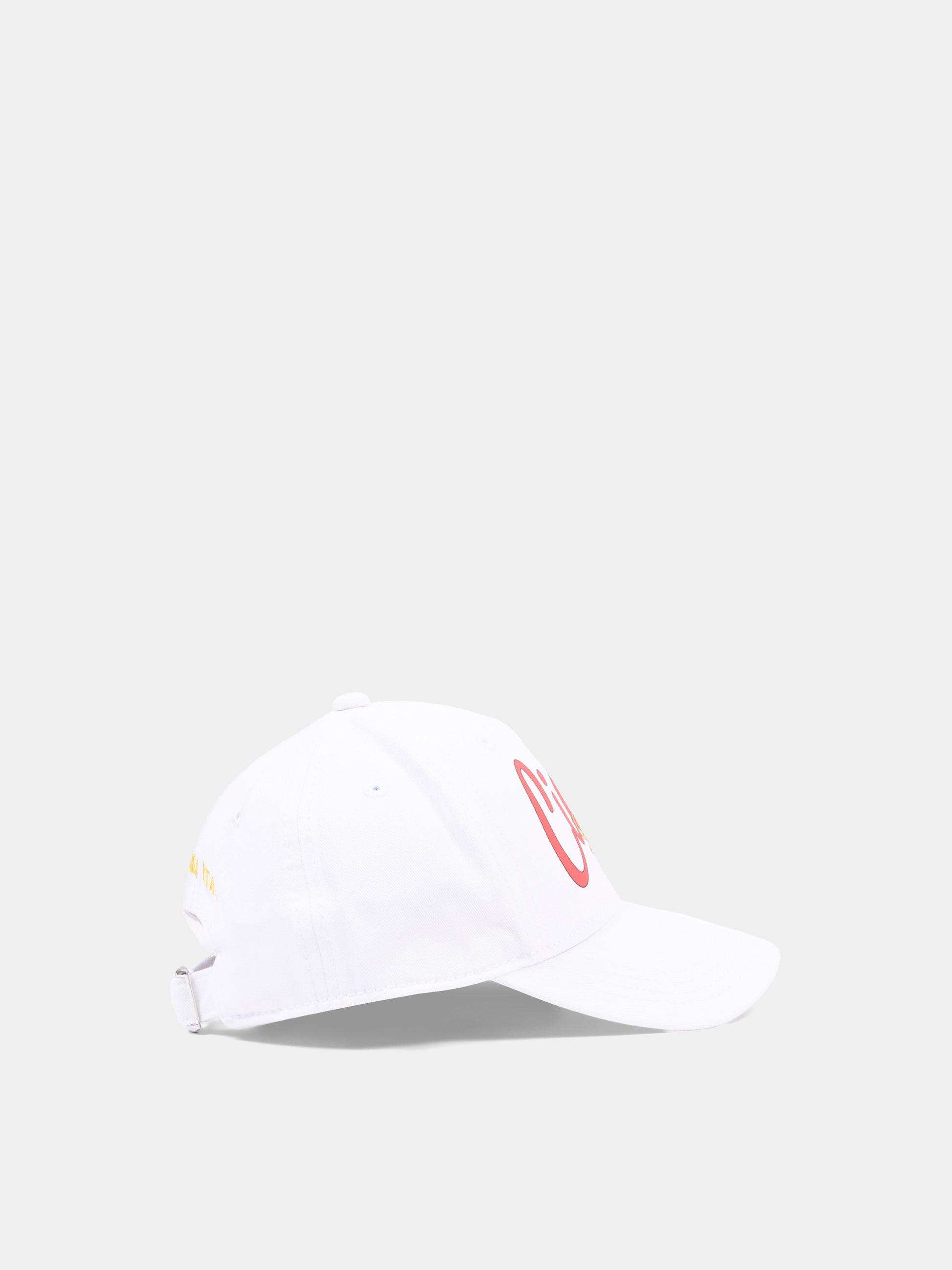 Cappello bianco per bambini con logo,Dsquared2,DQ3379 D00YT DQ100