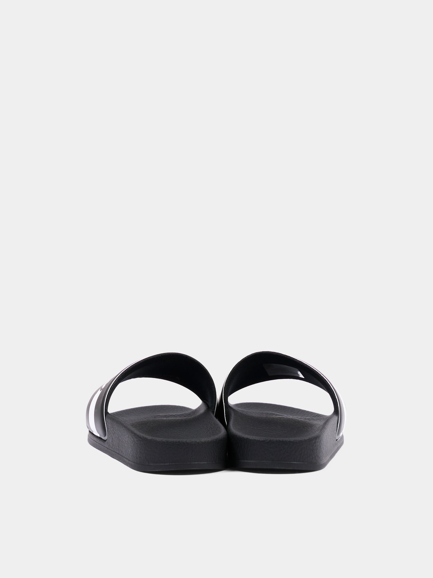 Ciabatte nere per bambini con logo,Dsquared2,DQ3383 KF025 DQ900