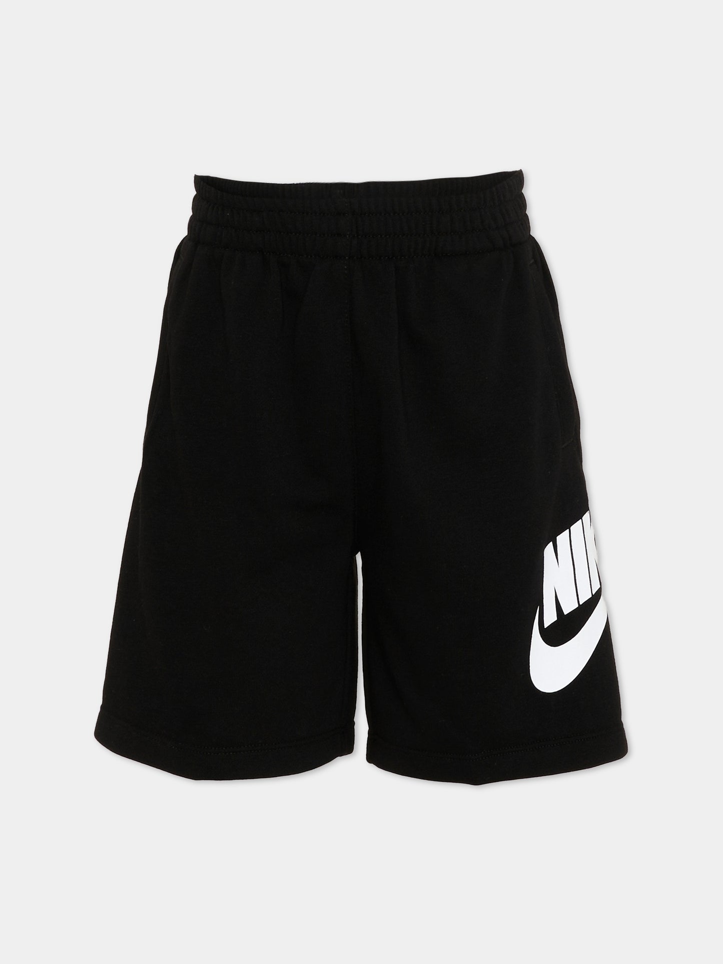 Shorts sportivi neri per bambini con logo,Nike,86L100 023