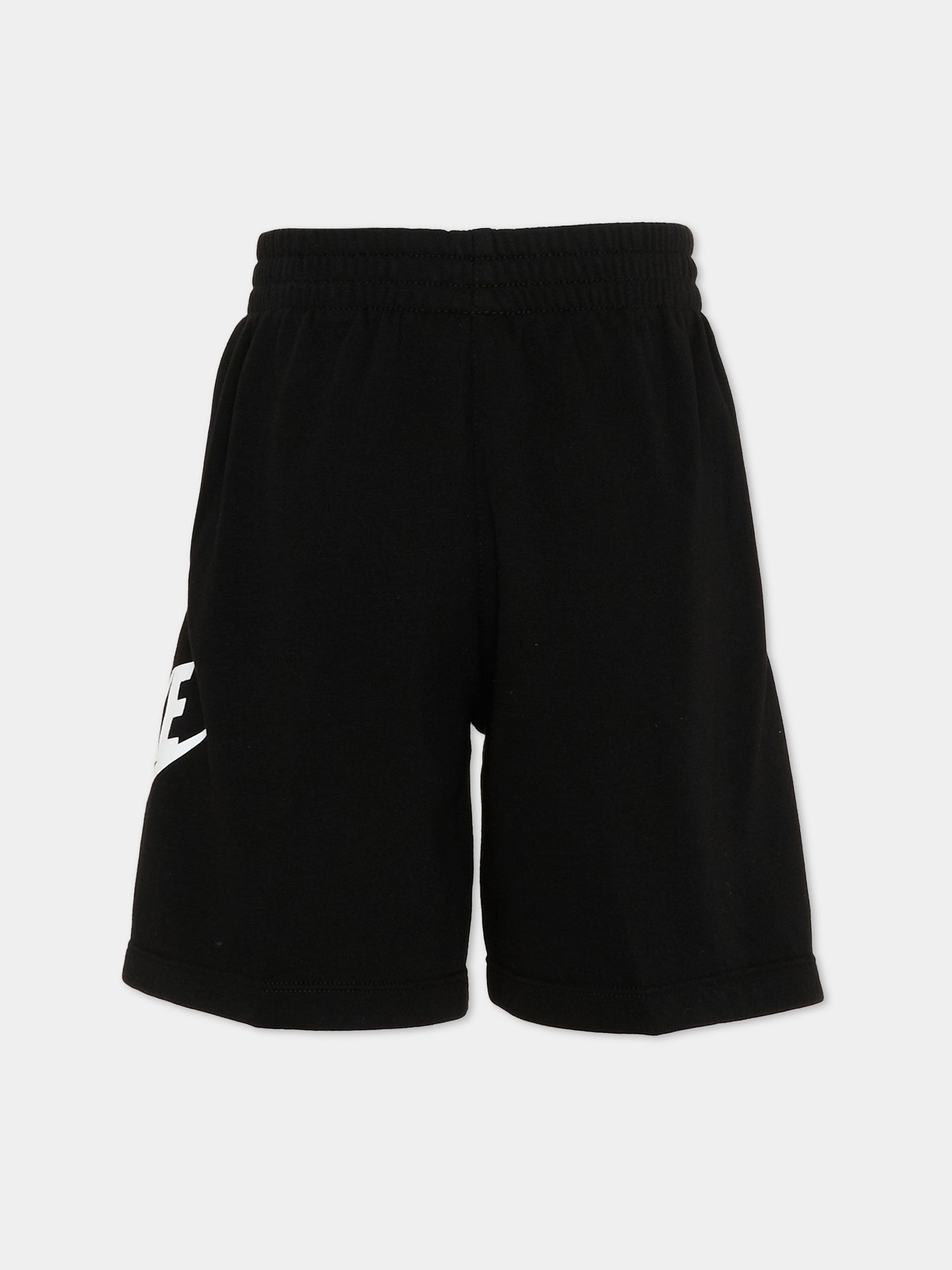Shorts sportivi neri per bambini con logo,Nike,86L100 023