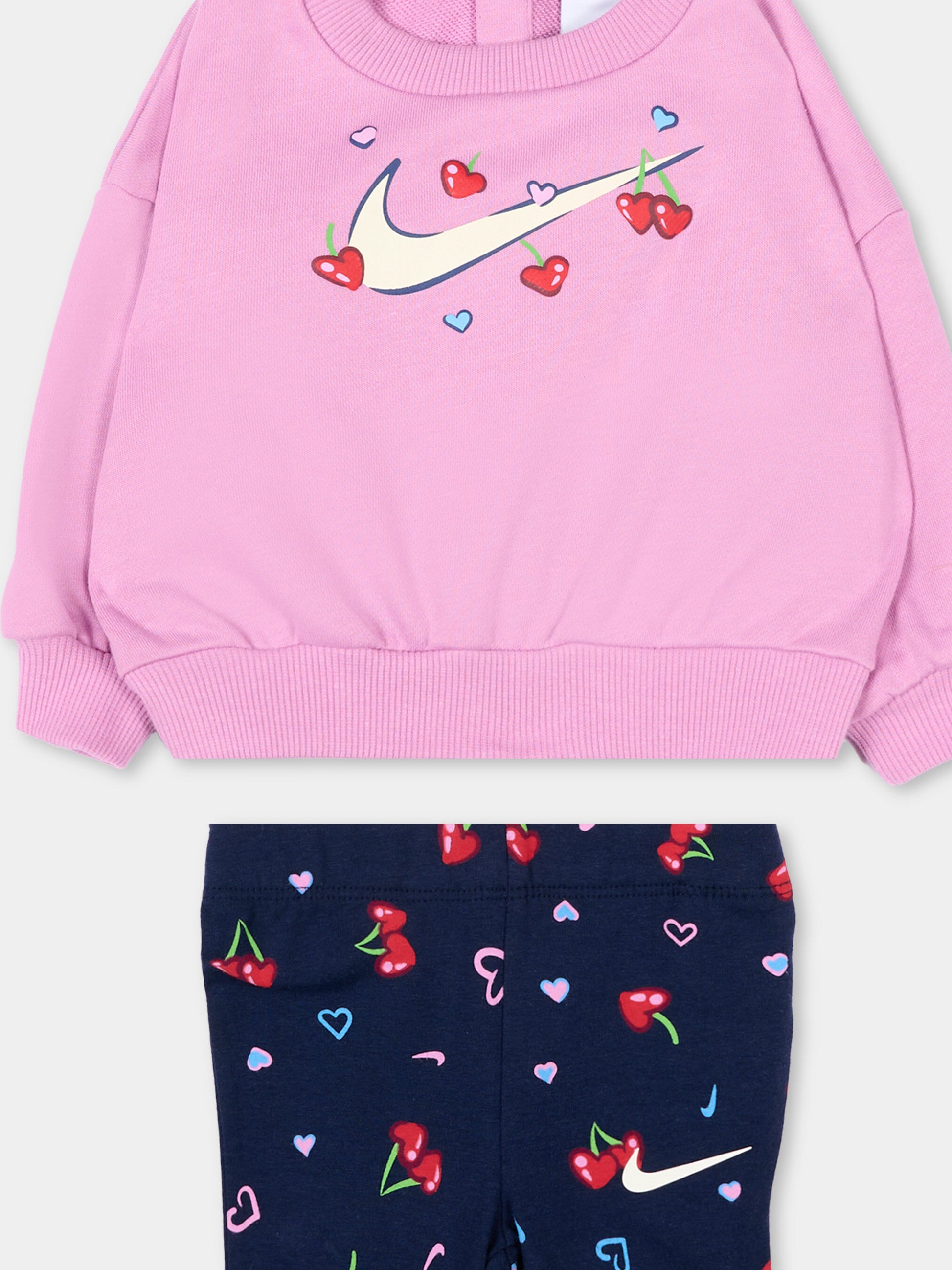 Completo sportivo multicolor per neonata,Nike,16N667 U90