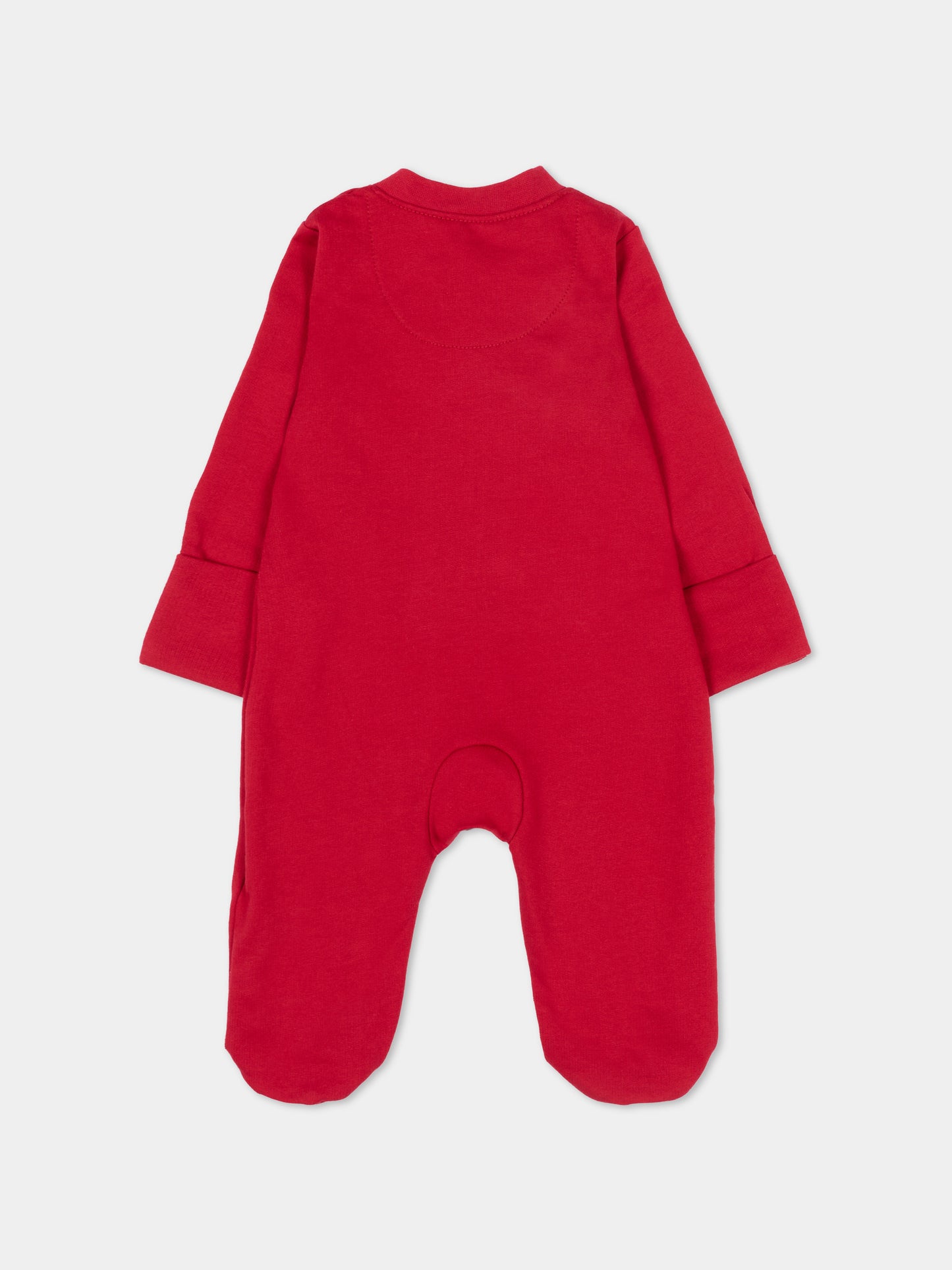 Tutina rossa per neonato con logo,Jordan,55D336 R78