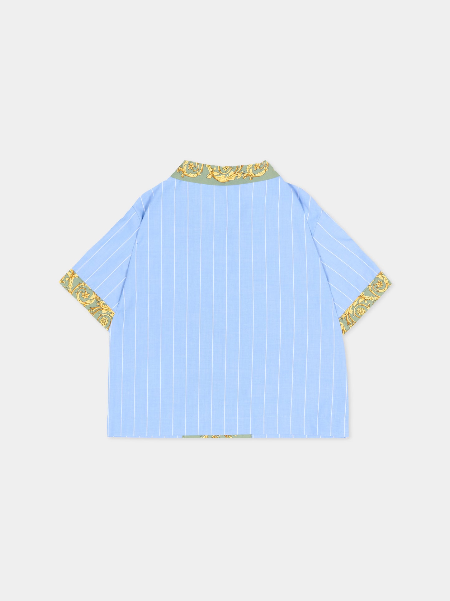 Camicia multicolor per neonato con stampa,Versace,1023171 1A16919 6V870