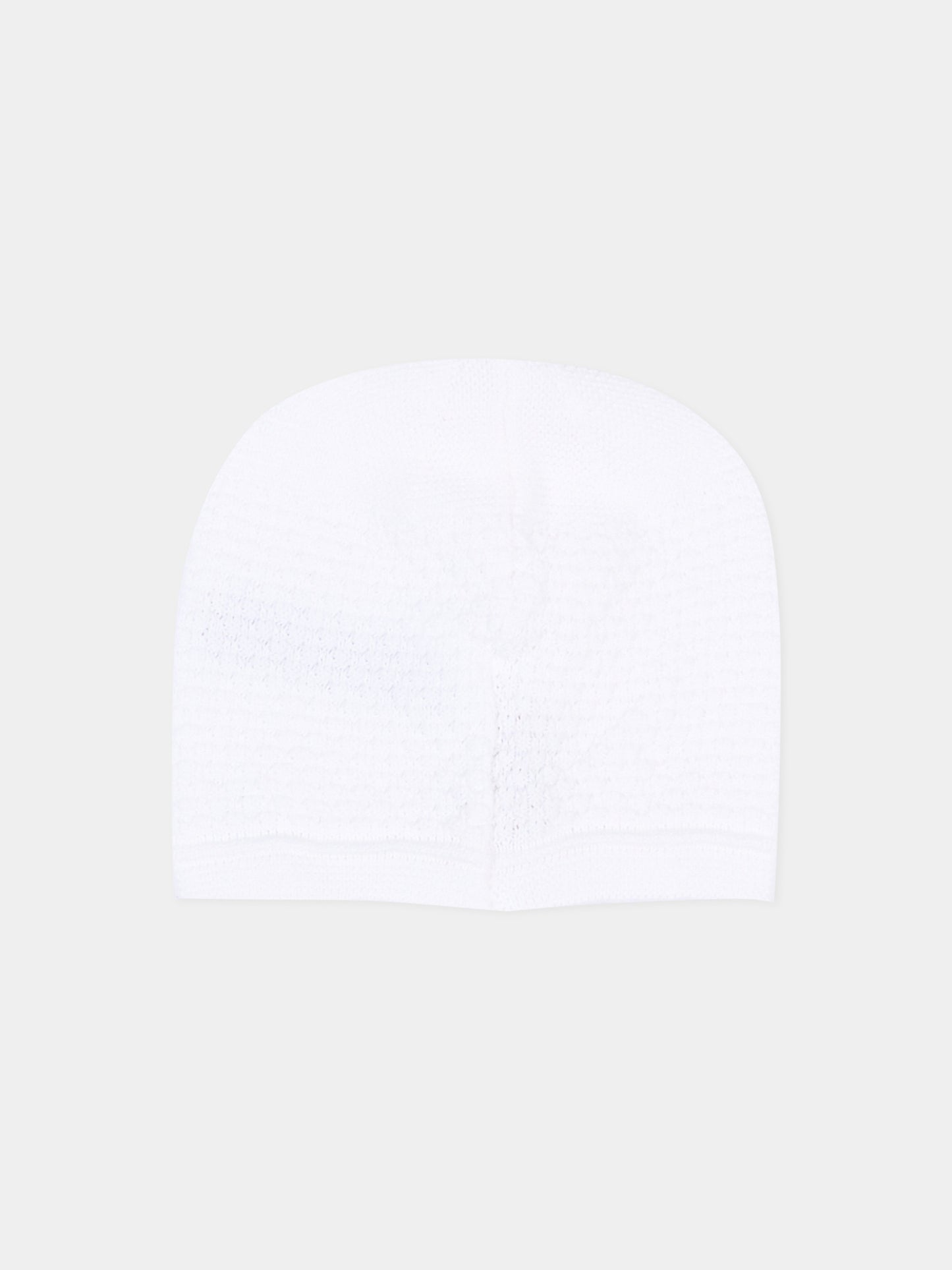 Cappellino bianco per neonati tricot,Paz Rodríguez,040 123413 01 H82