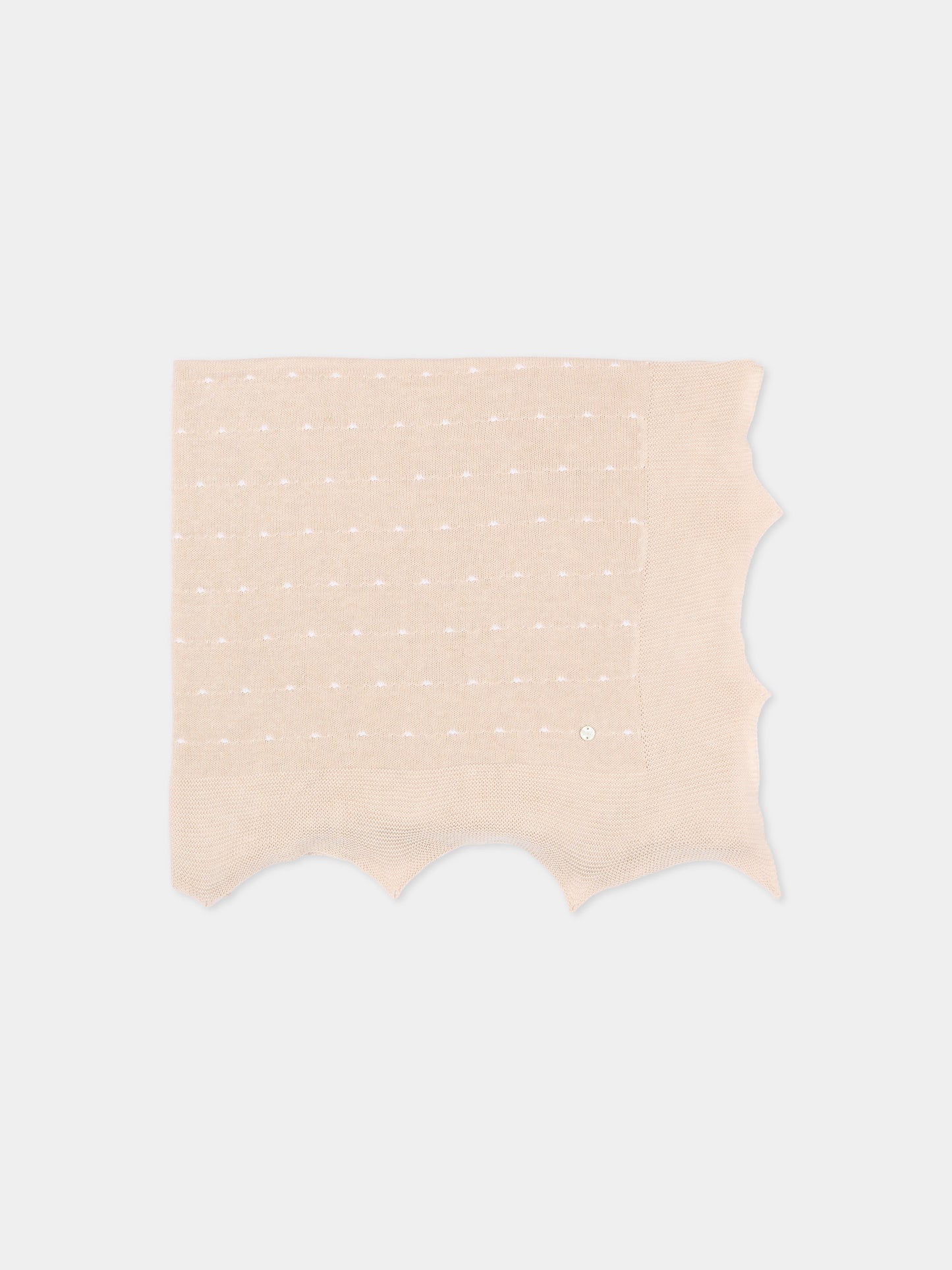 Coperta beige in tricot per neonati,Paz Rodríguez,029 123496 7901 H82