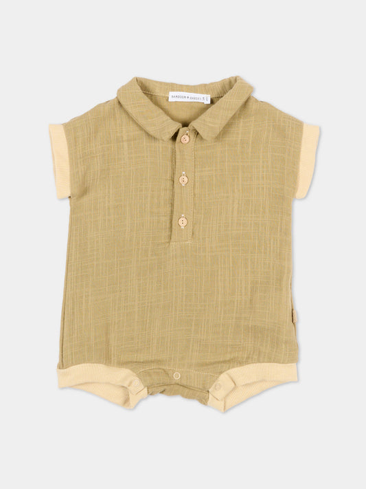 Pagliaccetto beige per neonati,Bamboom,1113TE00070 MUSTARD