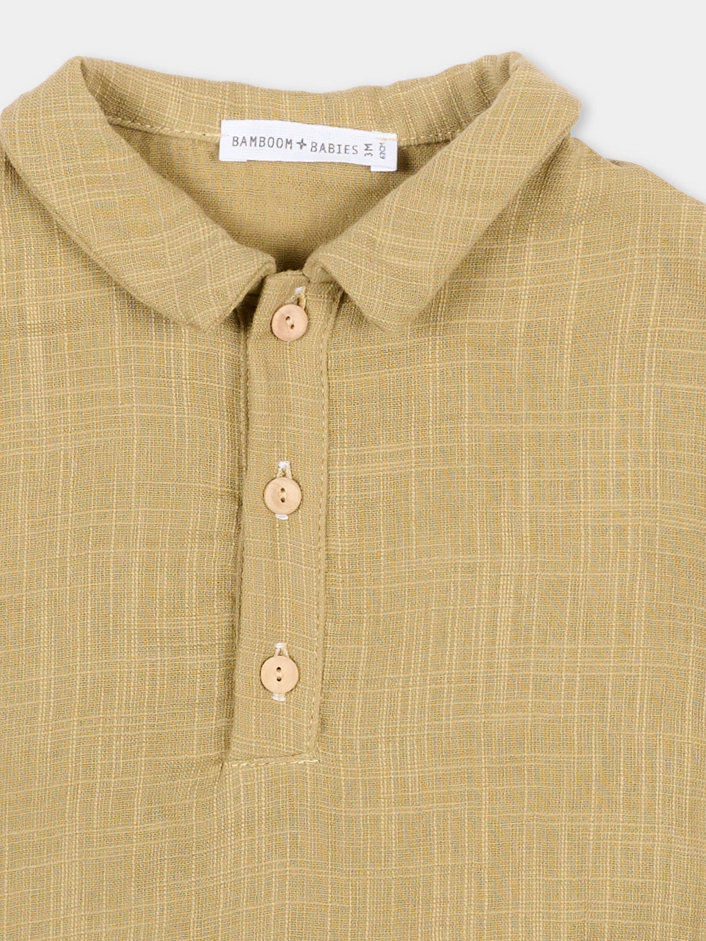 Pagliaccetto beige per neonati,Bamboom,1113TE00070 MUSTARD