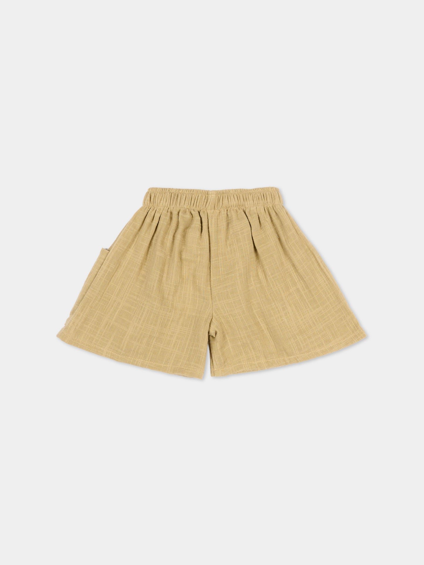 Shorts beige per neonata,Bamboom,1137TE00070 MUSTARD