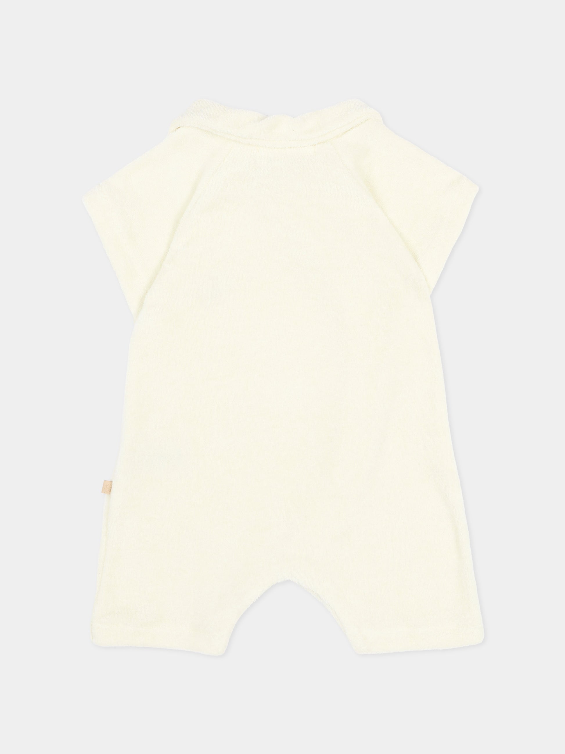 Tutina verde per neonato con orsetto,Bamboom,1149TE00069 MISTY ACQUA