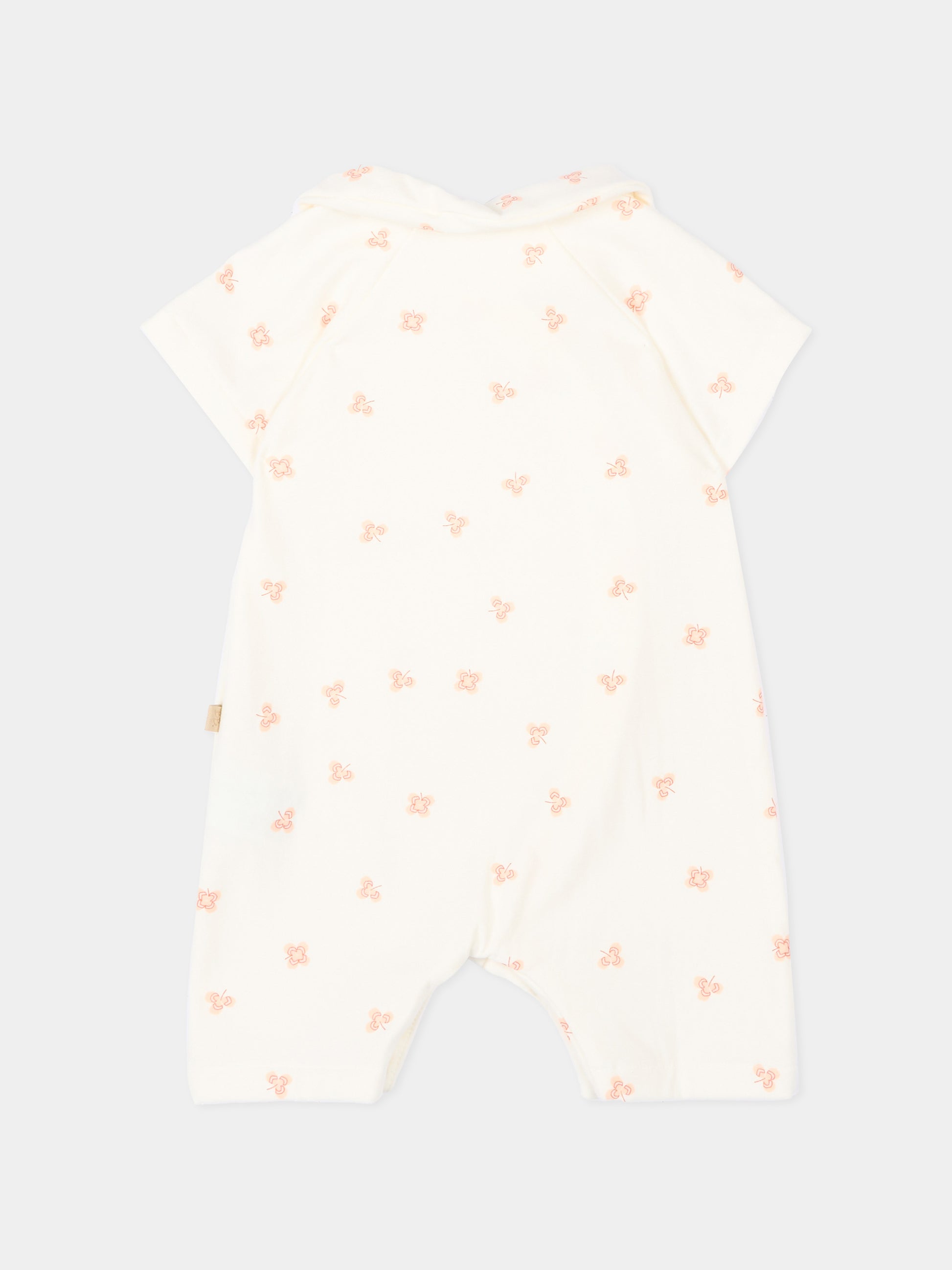 Tutina avorio Lucky Leaves per neonati,Bamboom,1149TE00074 LUCKY LEAVES