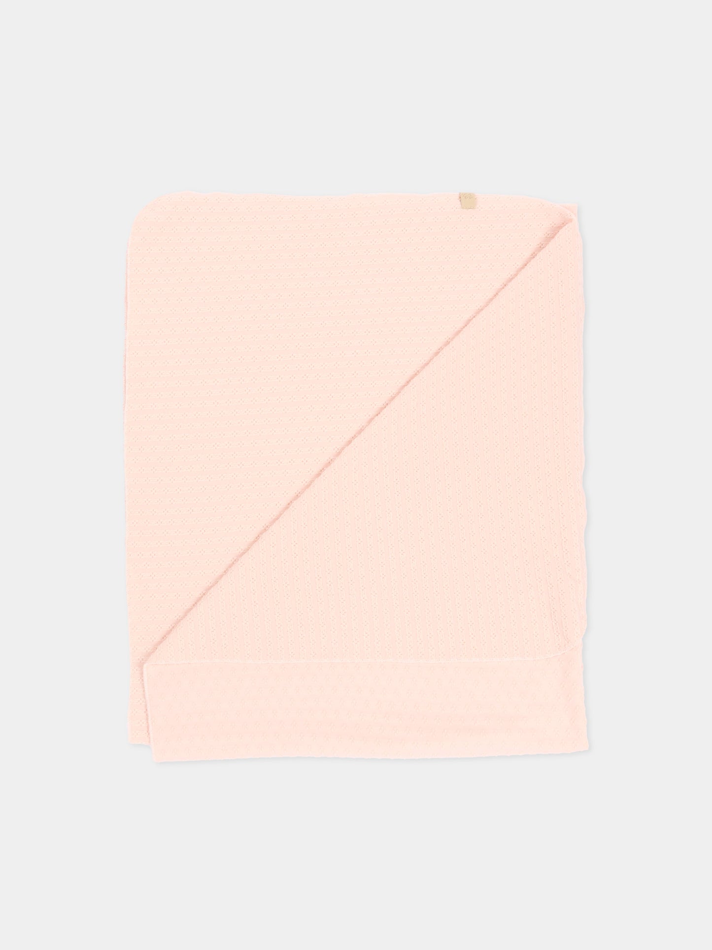 Coperta rosa per neonata,Bamboom,1155TE00073 PINK BLOOM