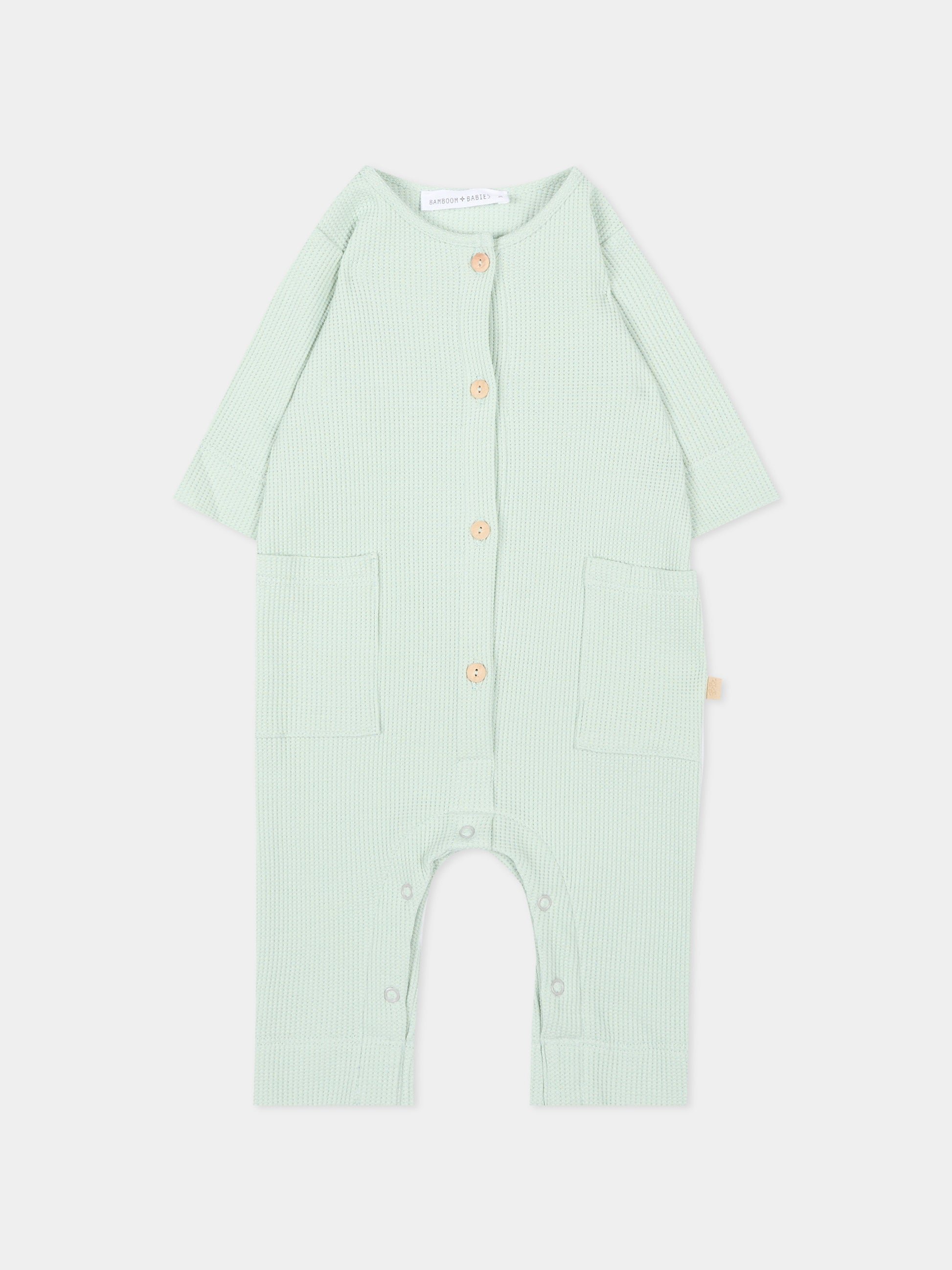 Tutina verde per neonato,Bamboom,1156TE00072 OCEAN BLU