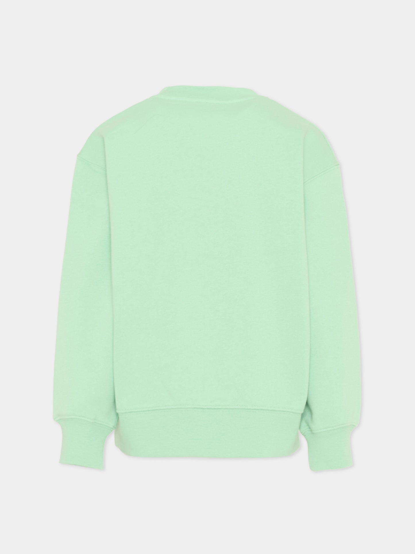 Felpa verde Palm Angels per bambini,Palm Angels,PBBA012S26FLE001 080