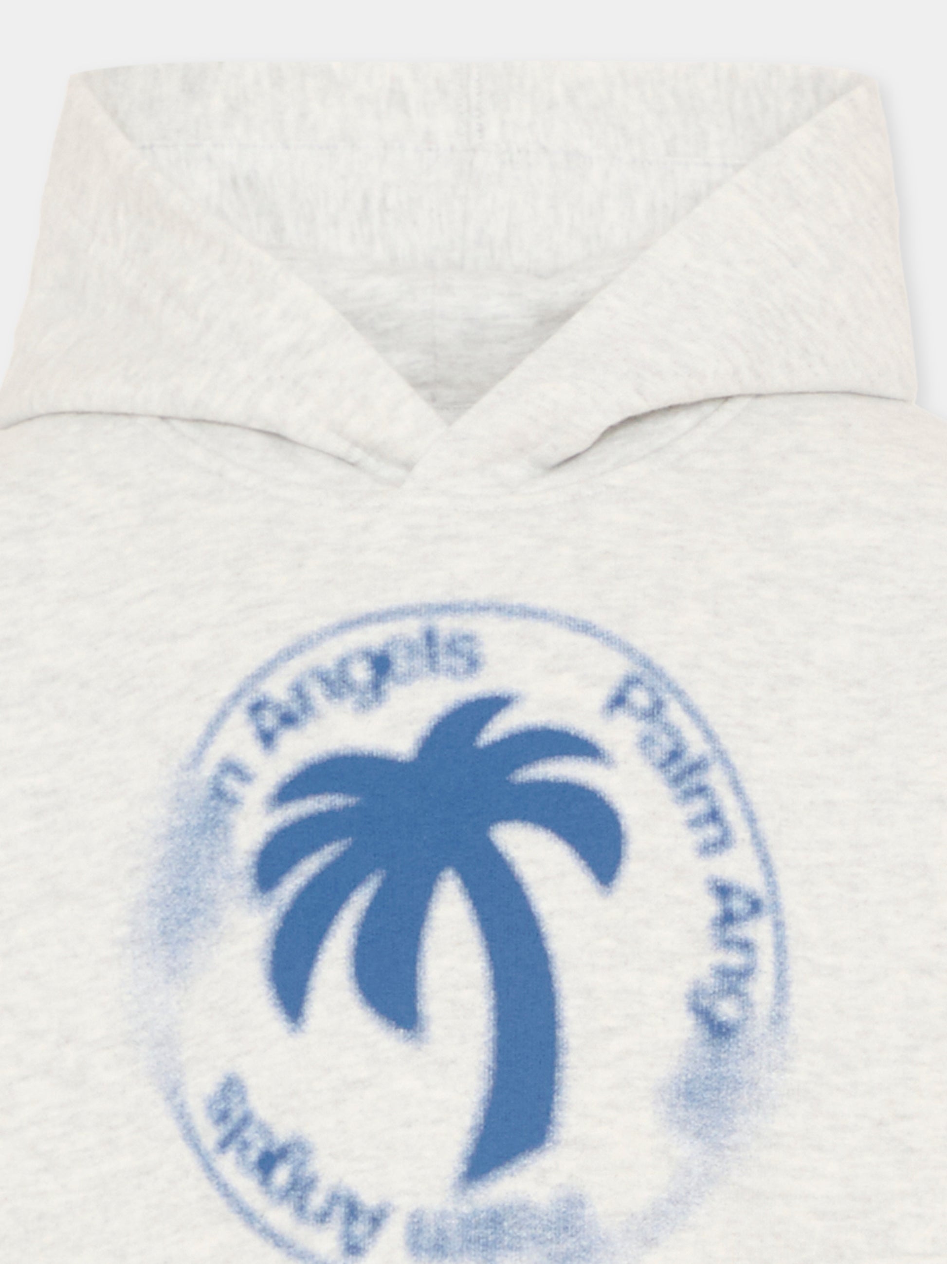 Felpa grigia per bambino con palma spray,Palm Angels,PBBB012S26FLE002 101