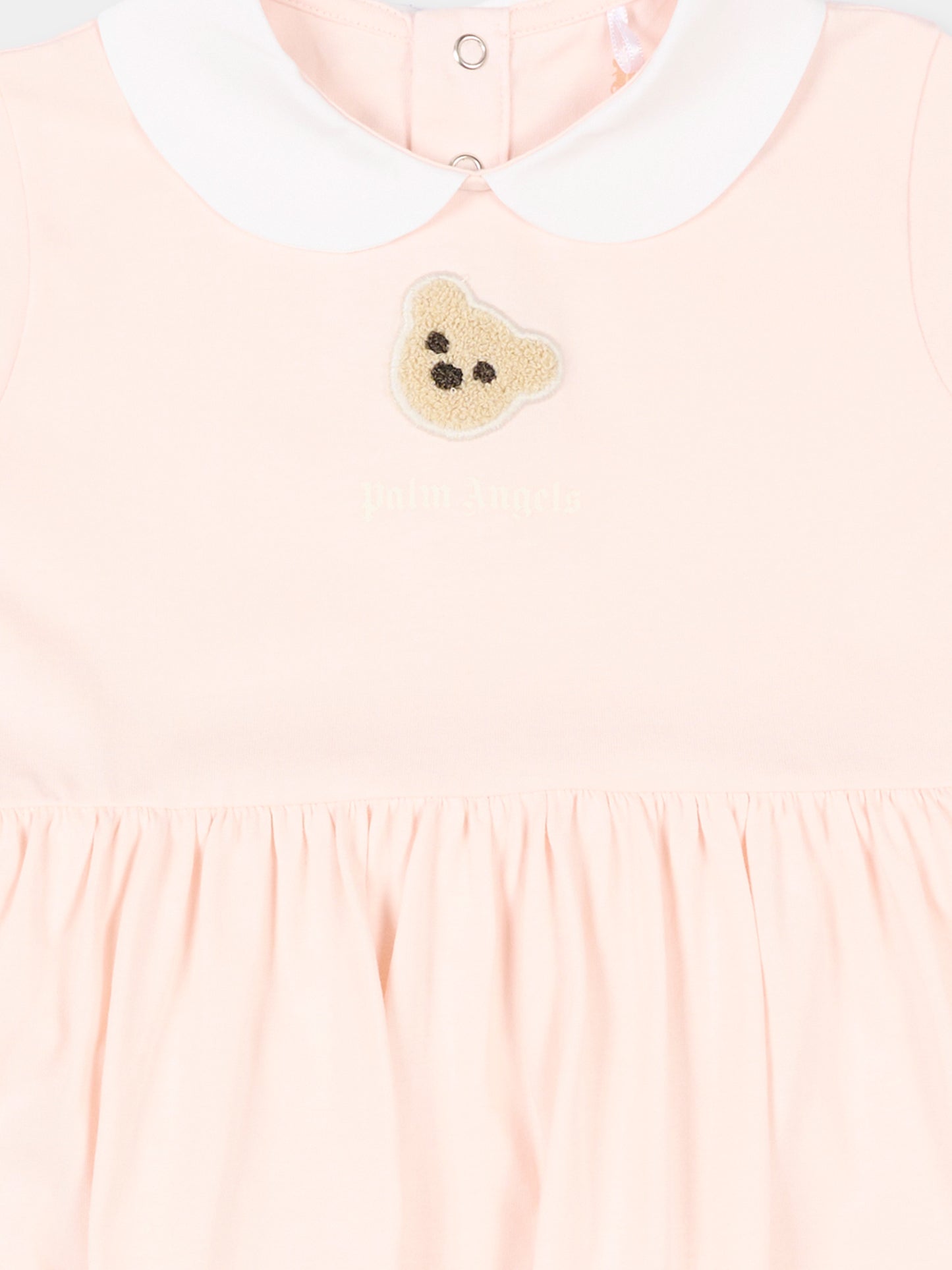 Vestito rosa per neonata con Teddy Bear,Palm Angels,PGX7002S26JER001 042