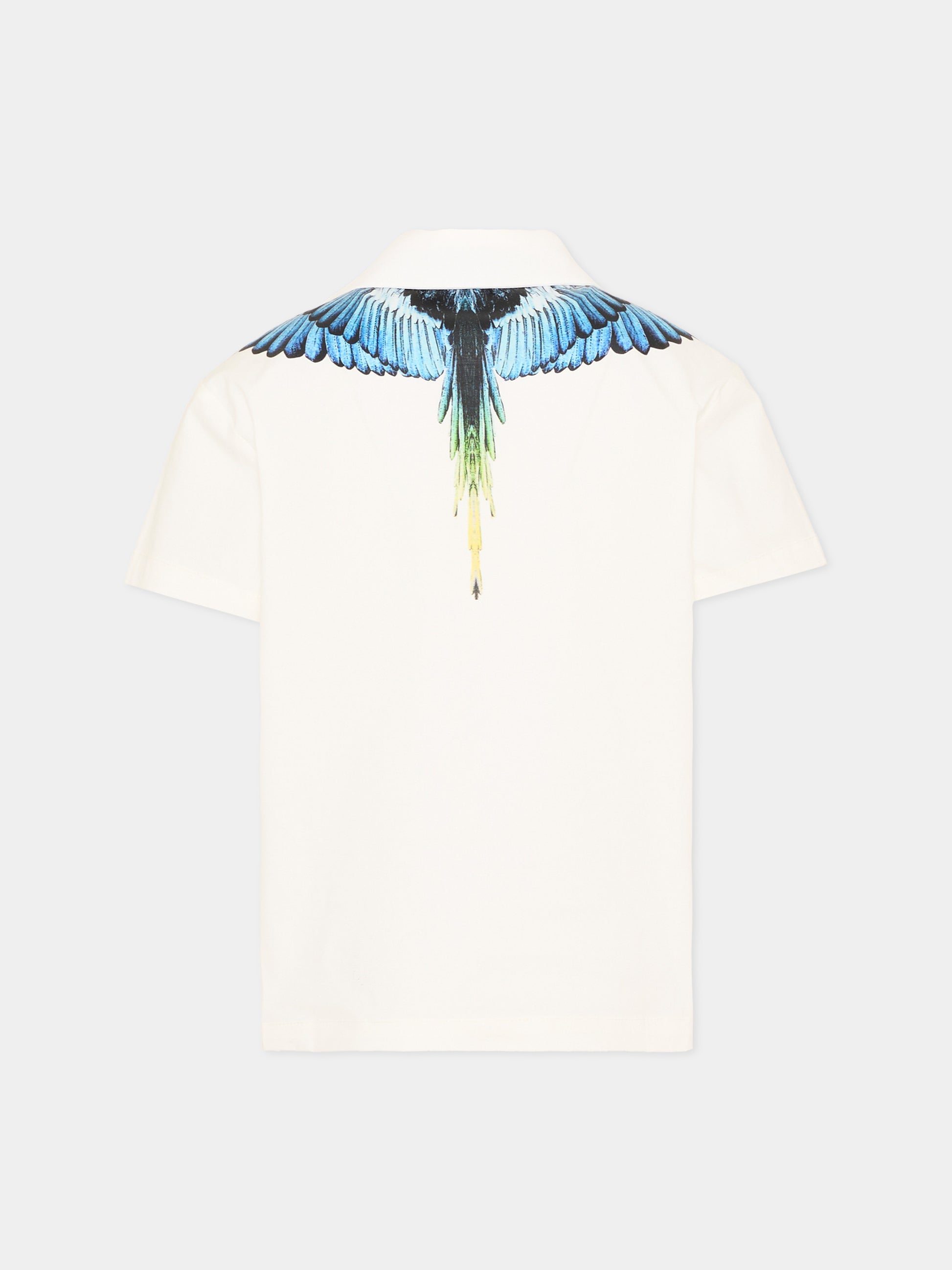 Camicia bianca per bambino con ali,County Of Milan Kids,S6CMJBSI123 412