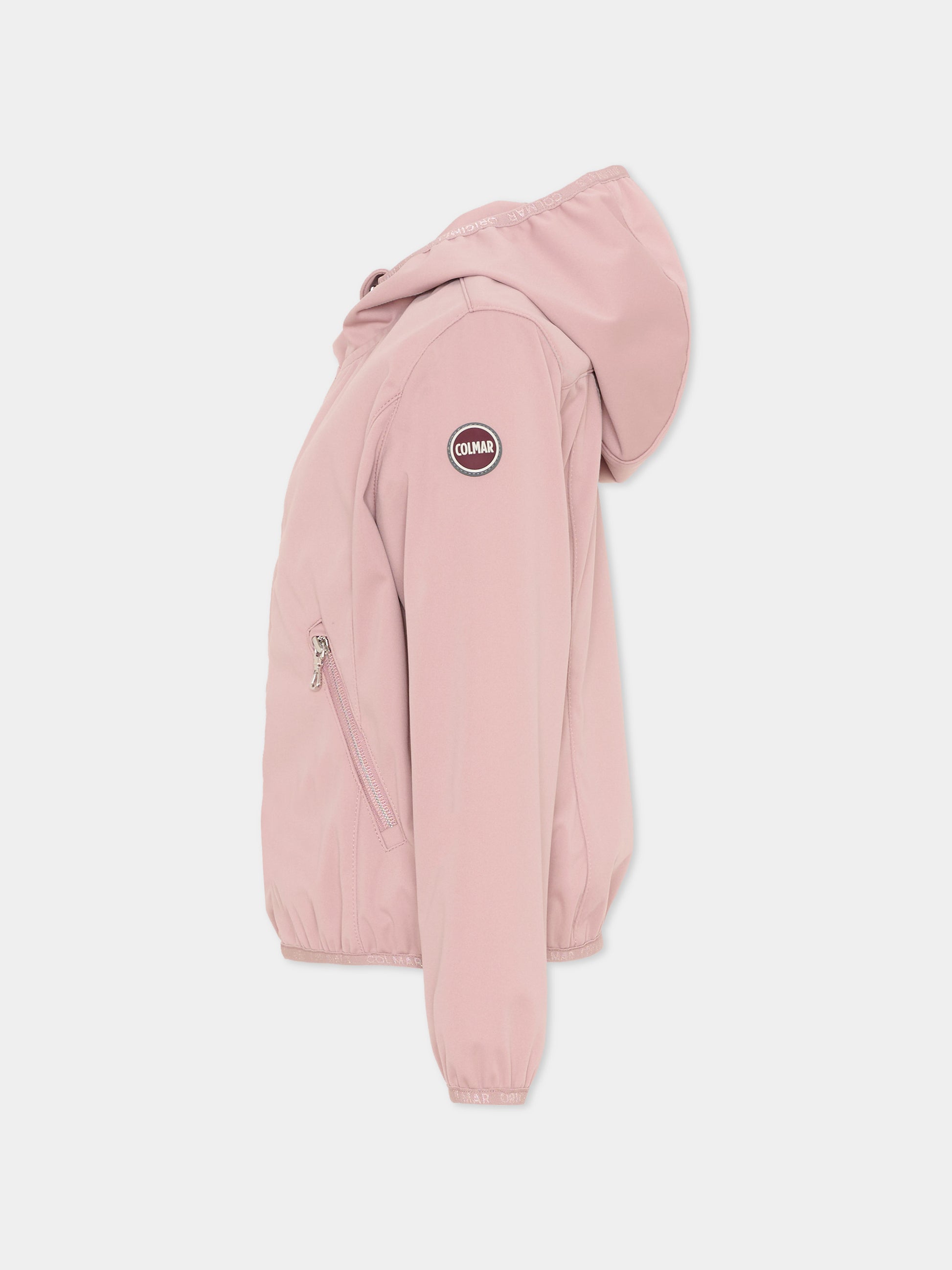 Giacche a vento rosa per bambina con logo,Colmar Originals Kids,3968A 6ZB 756