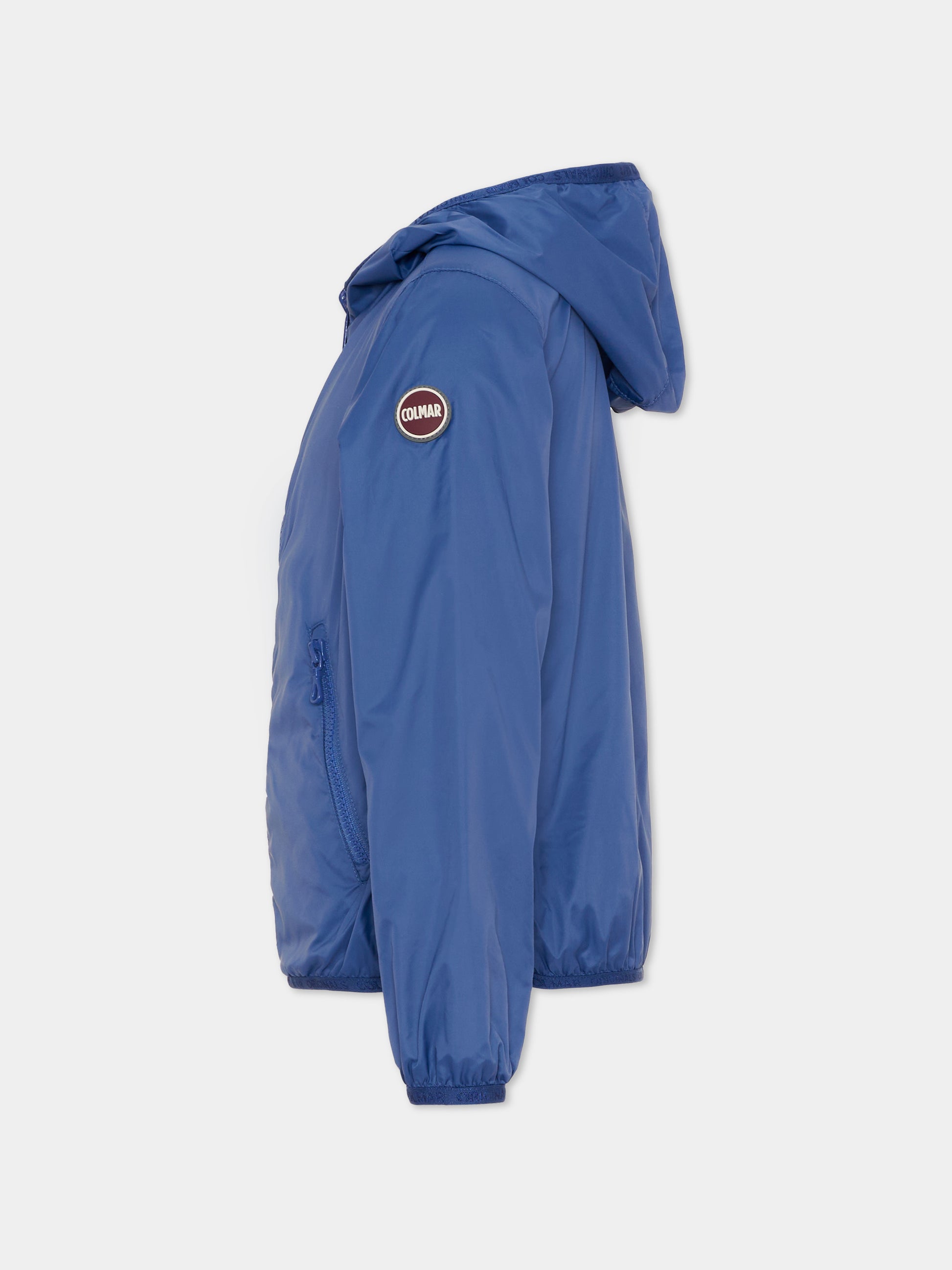 Giacca a vento blu per bambino con logo,Colmar Originals Kids,3906A 8VX 432