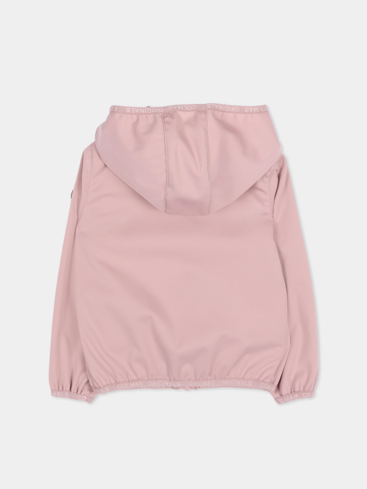 Giacca a vento rosa per neonata con logo,Colmar Originals Kids,3928 6ZB 756
