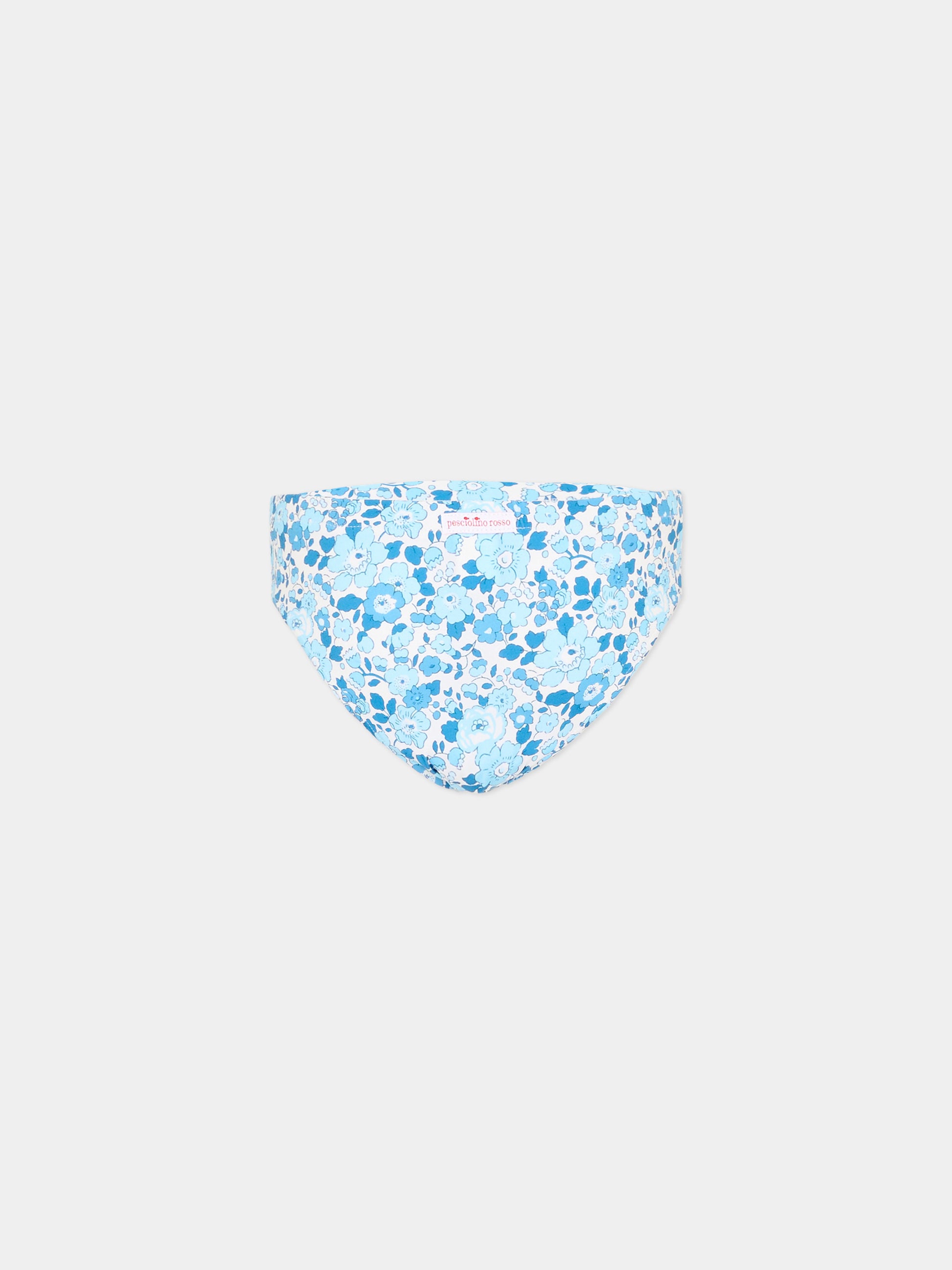 Slip mare azzurro in liberty per bambino,Pesciolino Rosso,M7 S 177