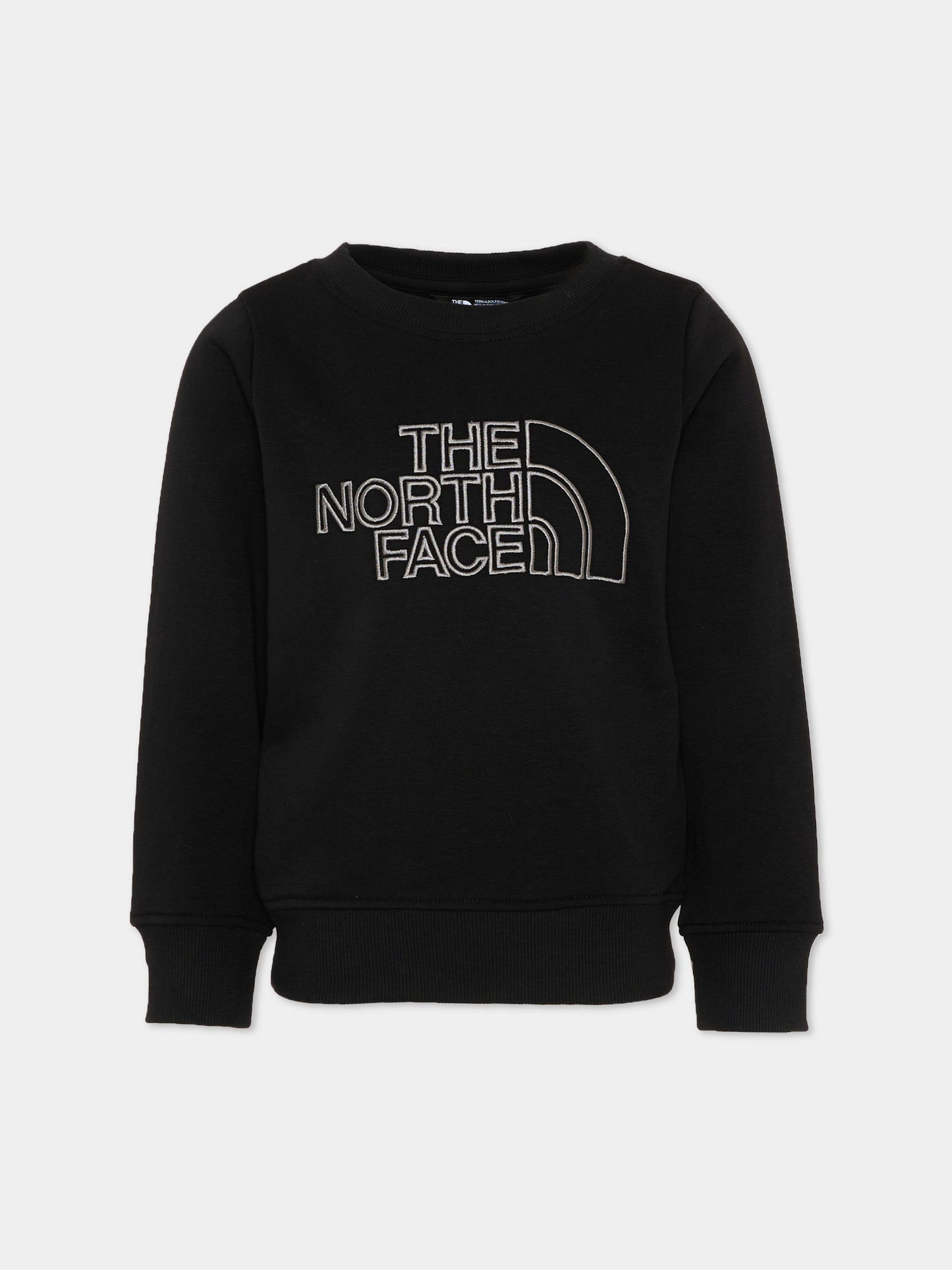 Felpa nera per bambino con logo,The North Face Kids,NF0A8AXXJK31