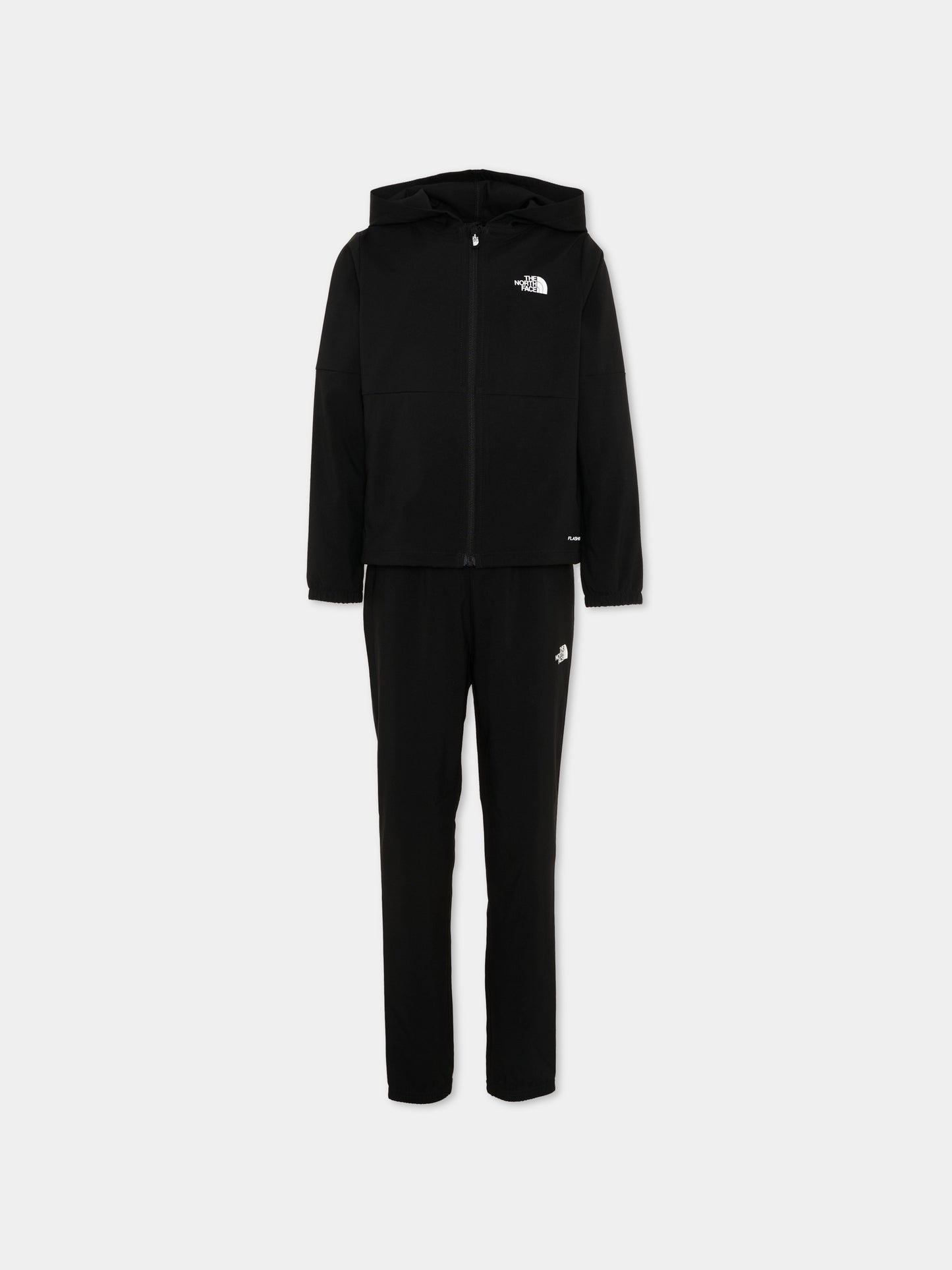 Completo sportivo nero per bambini con logo,The North Face Kids,NF0A8FYTJK31
