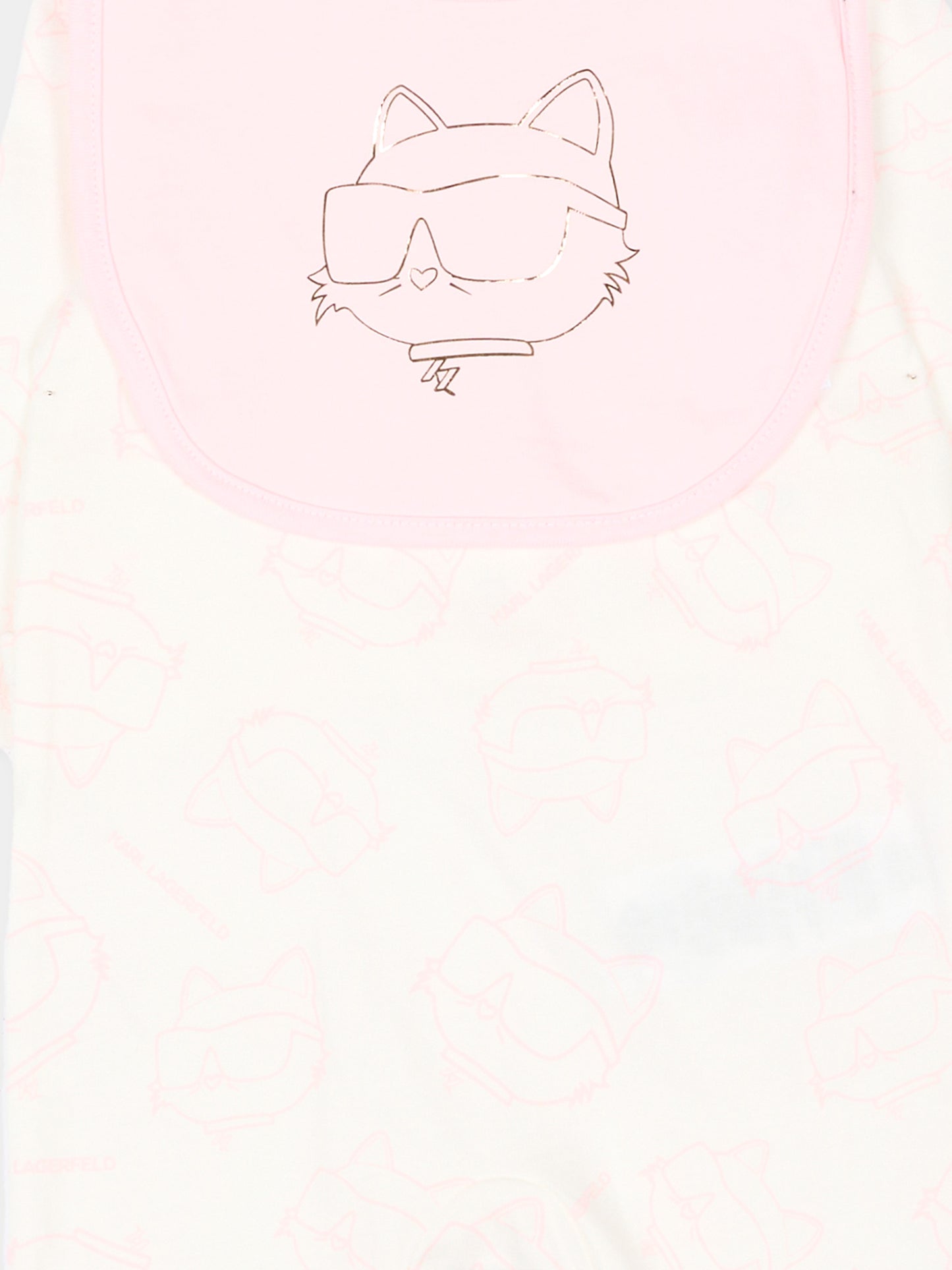 Set tutina rosa per neonata con Choupette,Karl Lagerfeld Kids,Z31045 N74