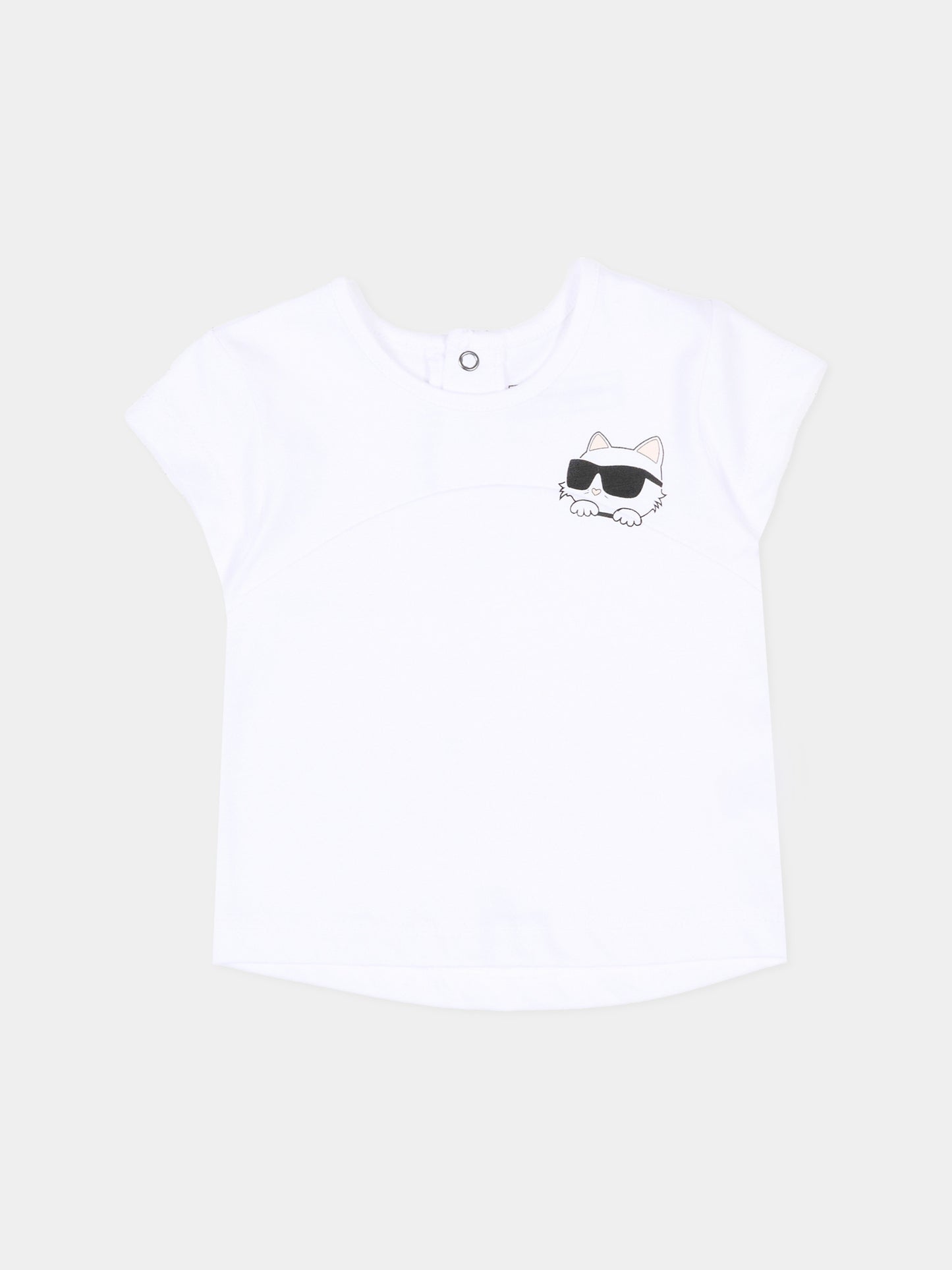 Completo sportivo nero per neonata con Choupette,Karl Lagerfeld Kids,Z31054 09B