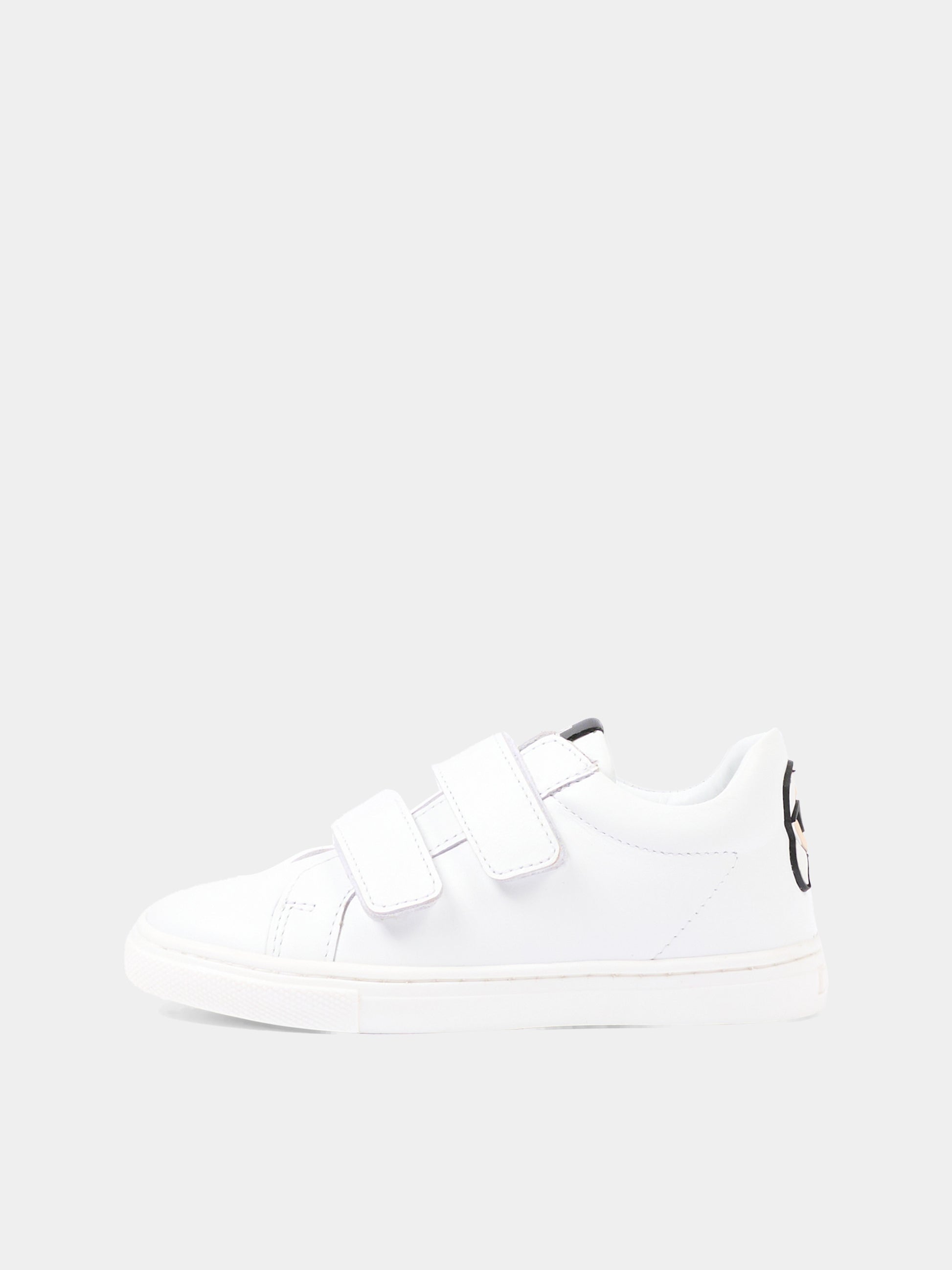 Sneakers bianche per bambino con logo,Karl Lagerfeld Kids,Z31186 10P