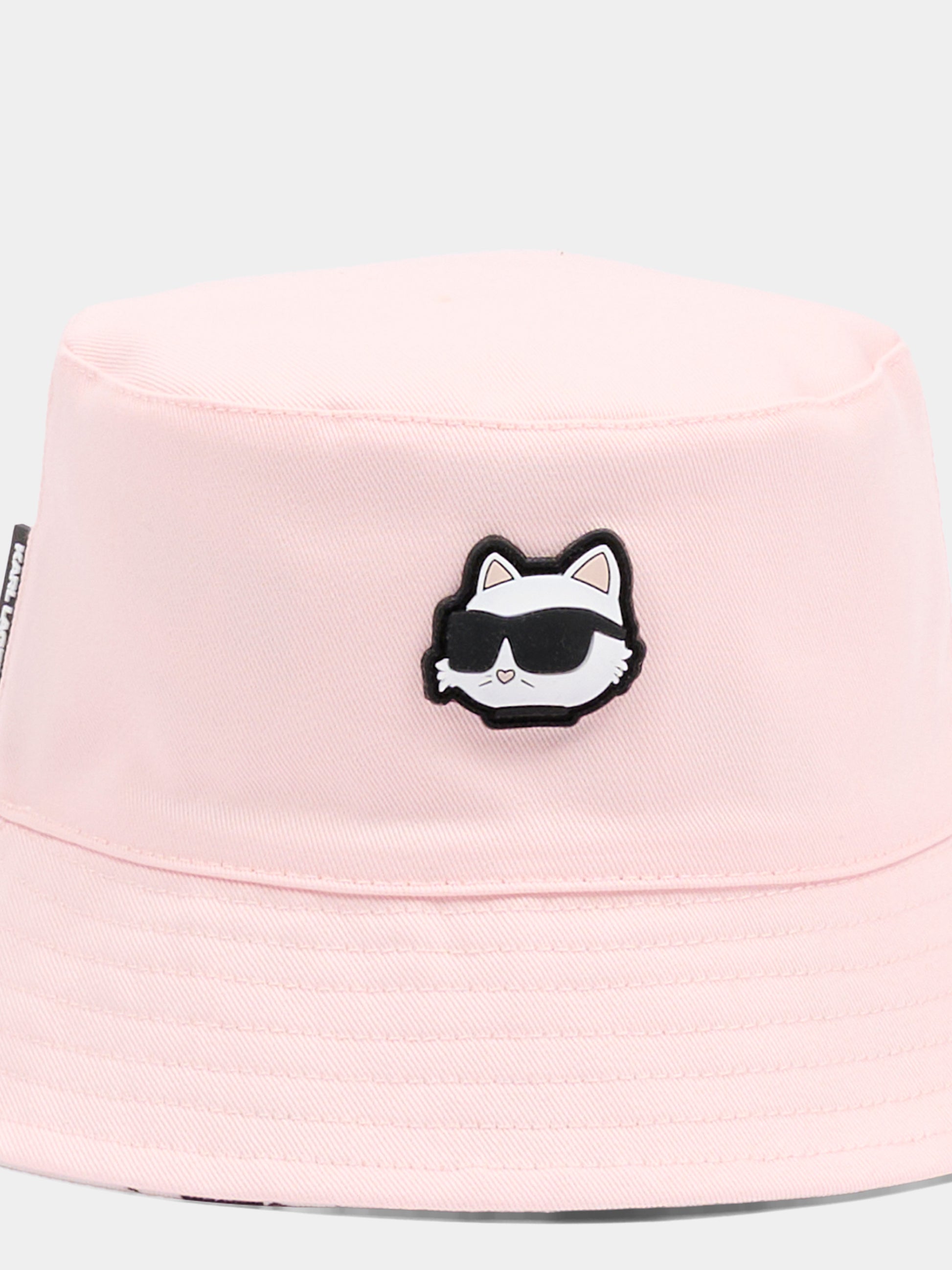 Cloche rosa per neonata con Choupette,Karl Lagerfeld Kids,Z31207 46F