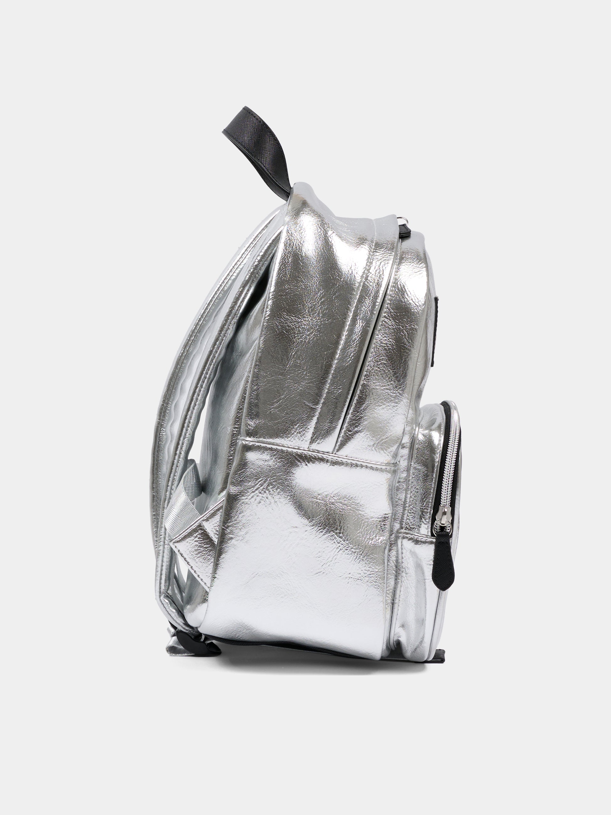 Zaino argento per bambina con Choupette,Karl Lagerfeld Kids,Z31215 016