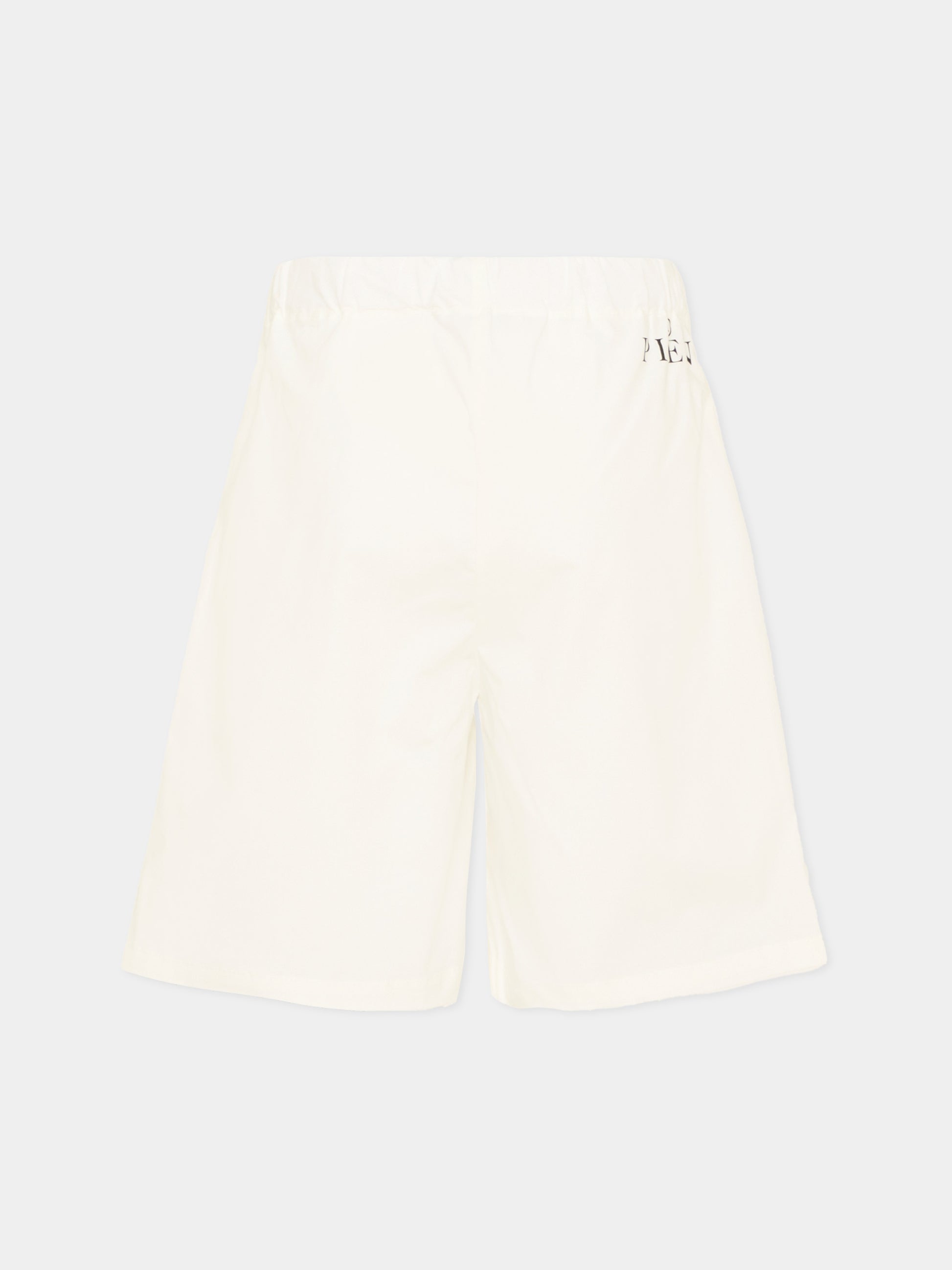 Shorts bianco con skull per bambino,Philipp Plein Junior,S6PHJBBE252 002