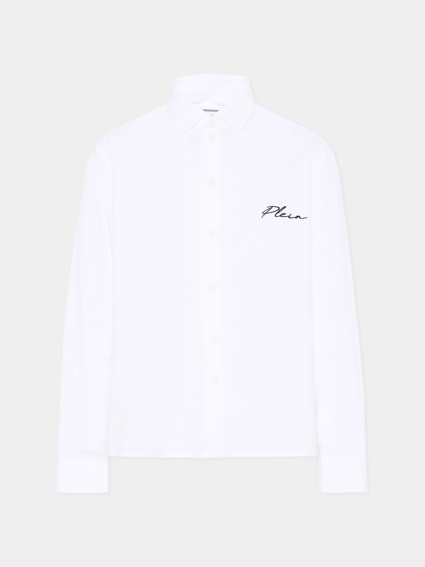 Camicia bianca per bambino con logo,Philipp Plein Junior,S6PHJBSI248 002