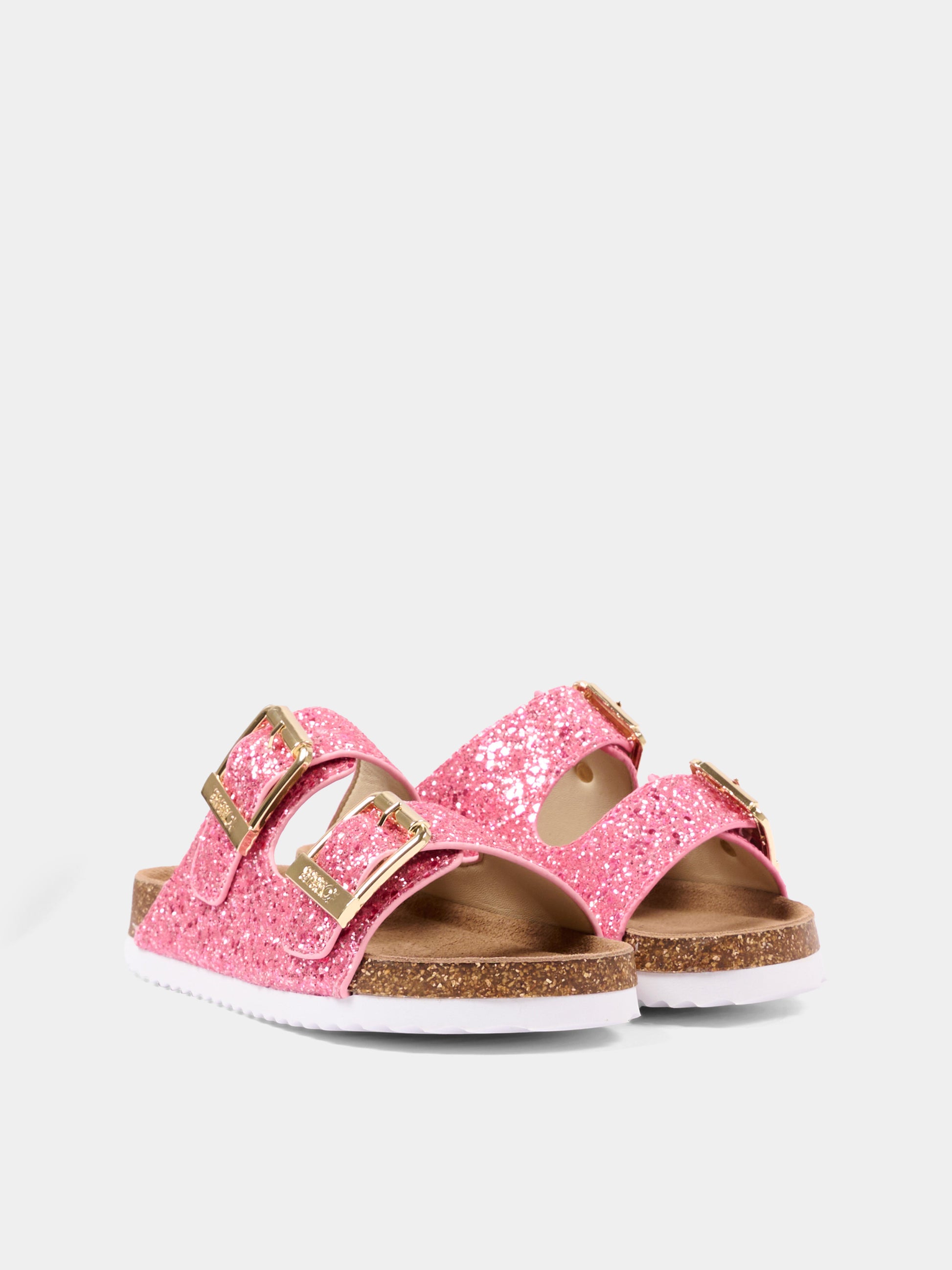 Sandali rosa glitter per bambina,Colors Of California,HC 2415N SUNC