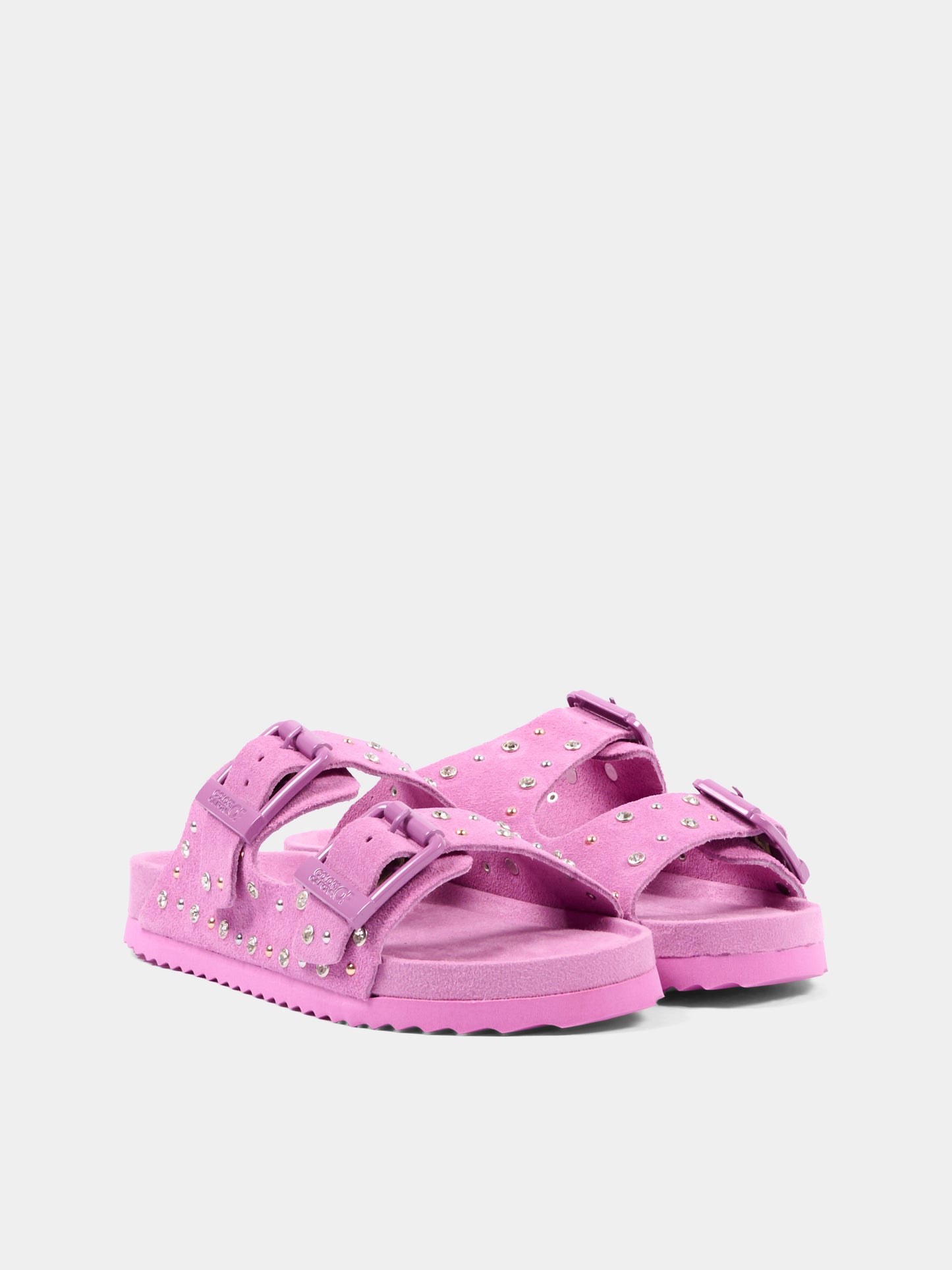 Sandali lilla per bambina con strass,Colors Of California,HC 2508N DER