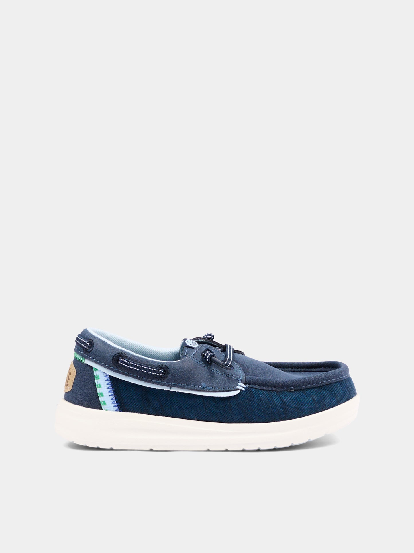 Mocassini blu Wells Y Classic per bambino,Hey Dude,45076 410 HDY1