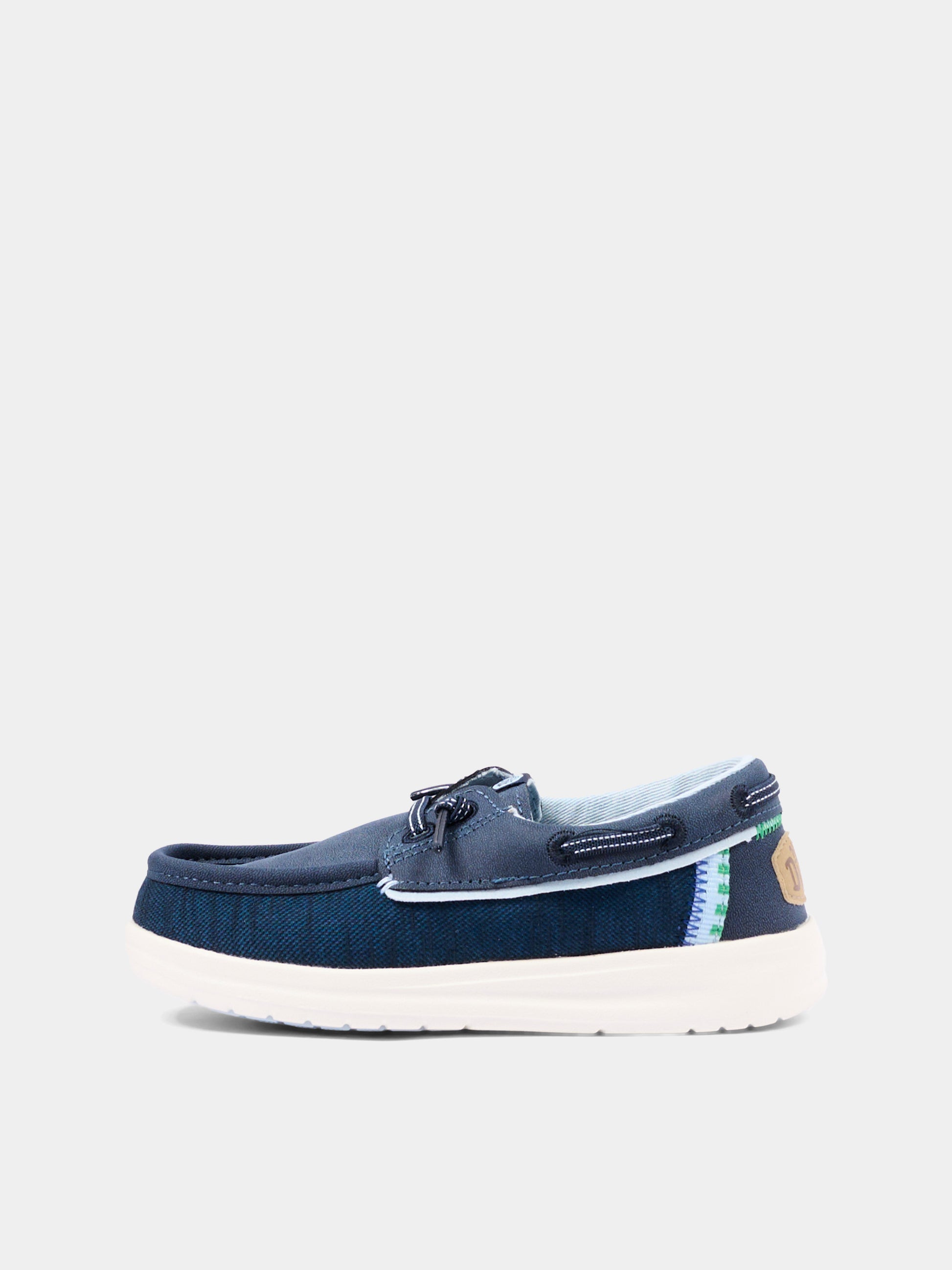 Mocassini blu Wells Y Classic per bambino,Hey Dude,45076 410 HDY1
