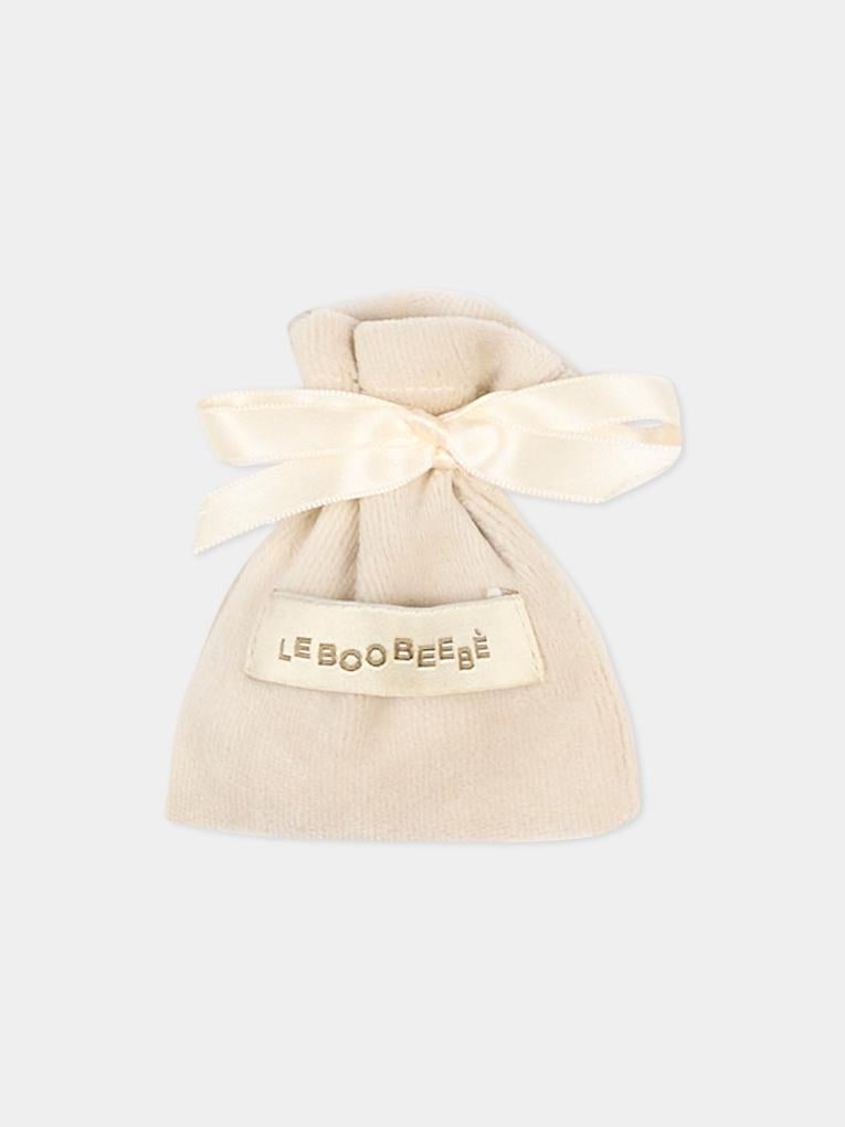 Tutina bianca per neonati con agnellino,Le Boo Beebè,CB011 2021