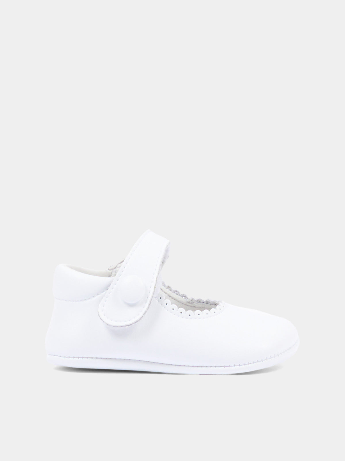 White ballet flats for Baby Girl