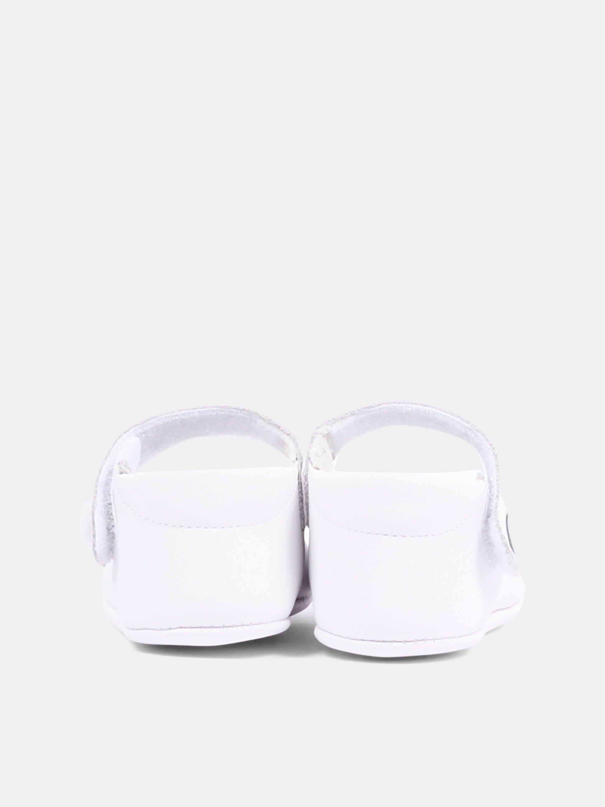 Ballerine bianche per neonata,Pisamonas,0028 BLANCO